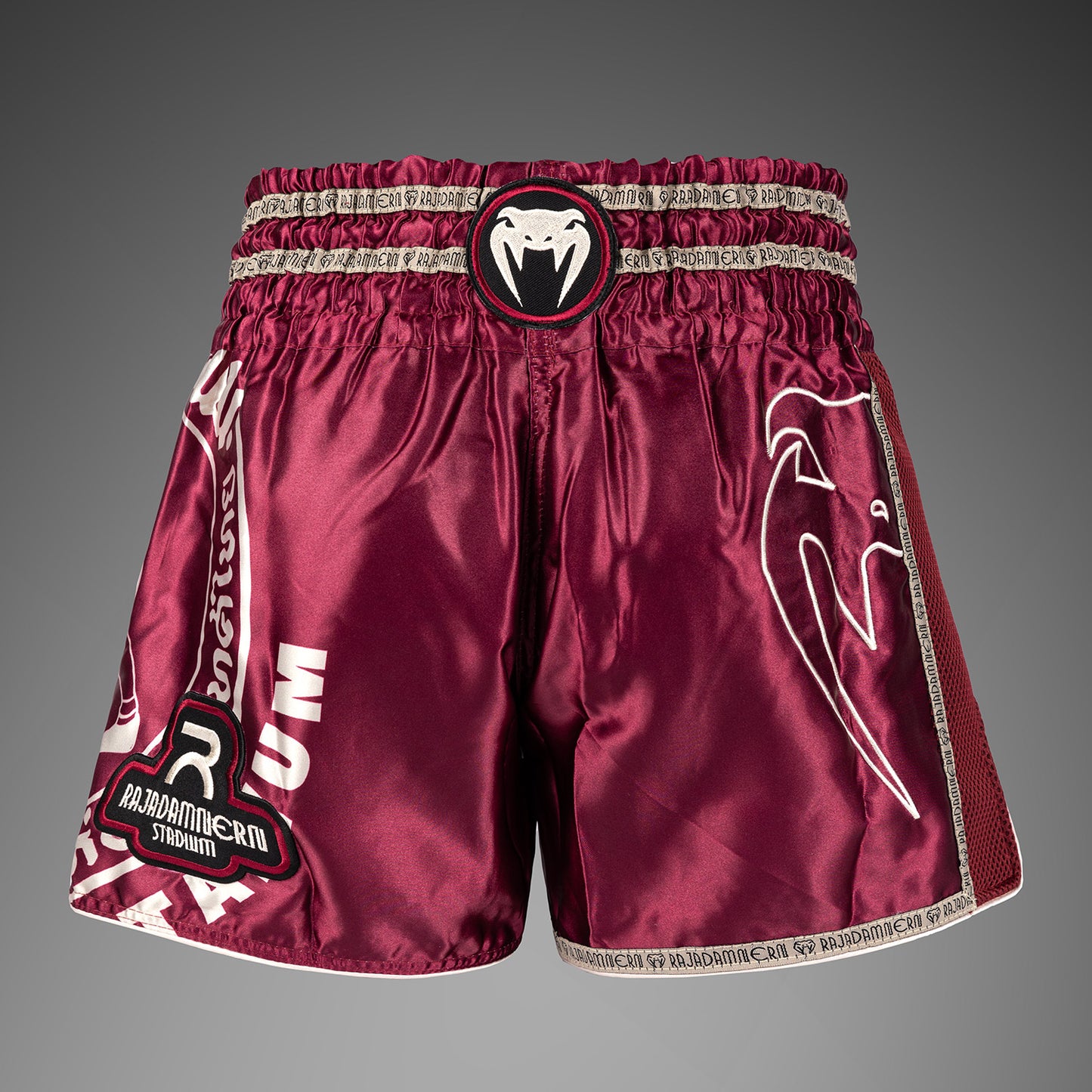 Venum x Rajadamnern Pantalones Cortos Muay Thai - Burdeos