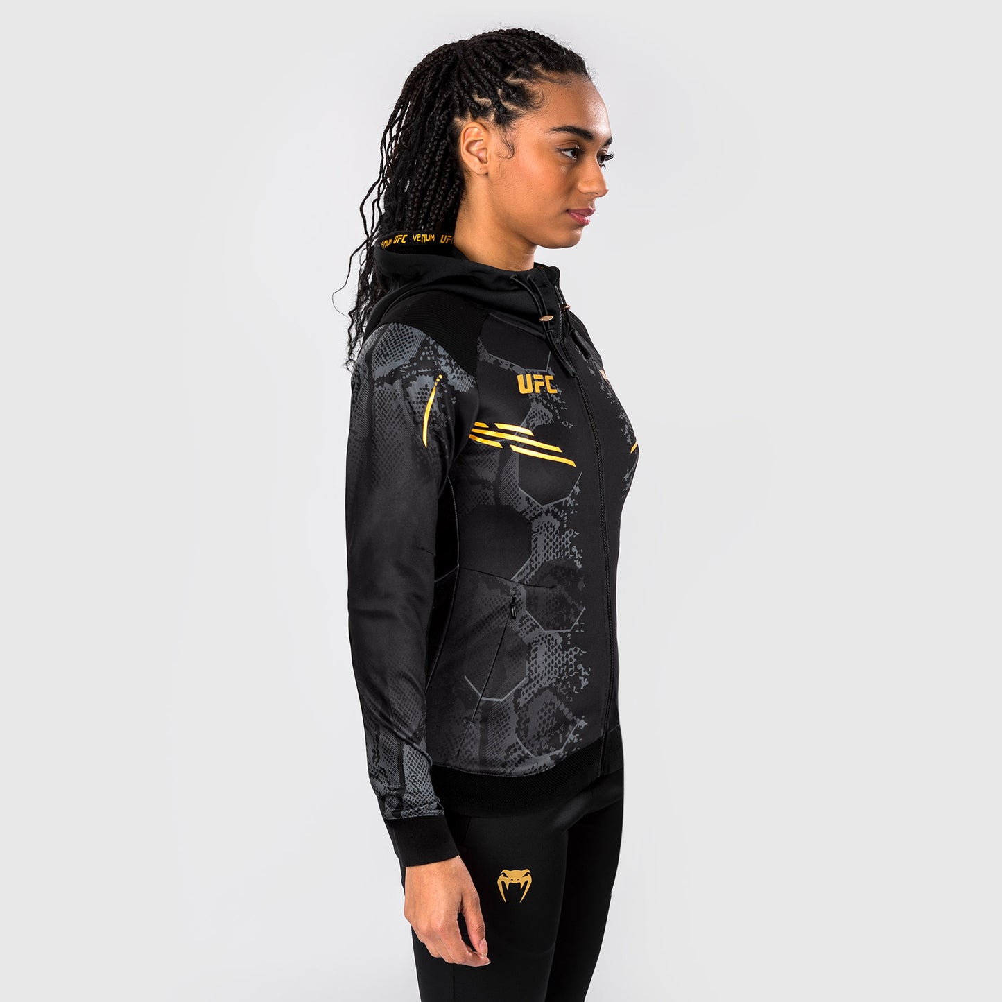 UFC Adrenaline by Venum Authentic Fight Night Sudadera con capucha Walkout para Mujer - Champion