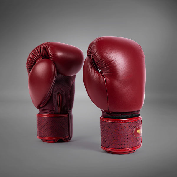 Guantes De Boxeo Venum Power 2.0 Para Muay Thai - Hombre | Color Negro | Cuero Nappa | Espuma Triple Densidad