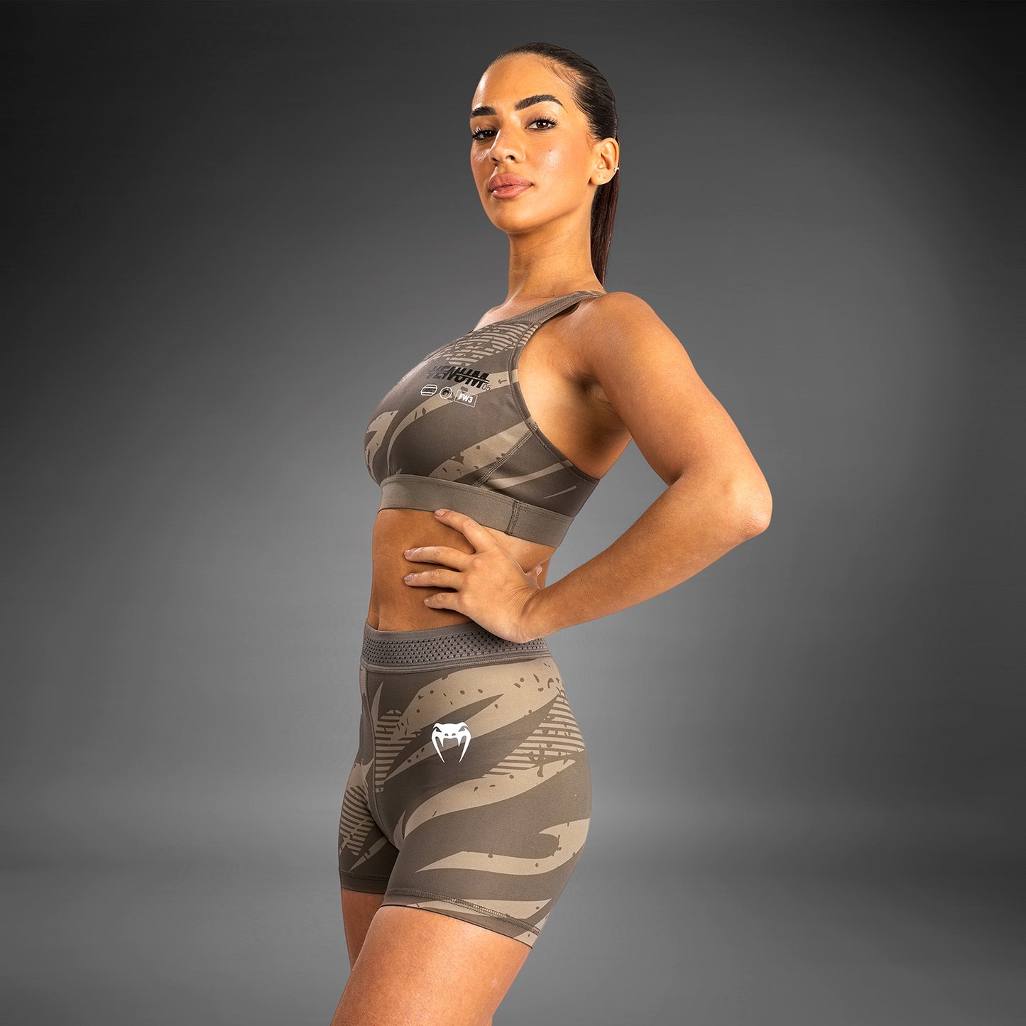 UFC Adrenaline By Venum Fight Week Short de Vale Tudo para Mujer - Desert Camo