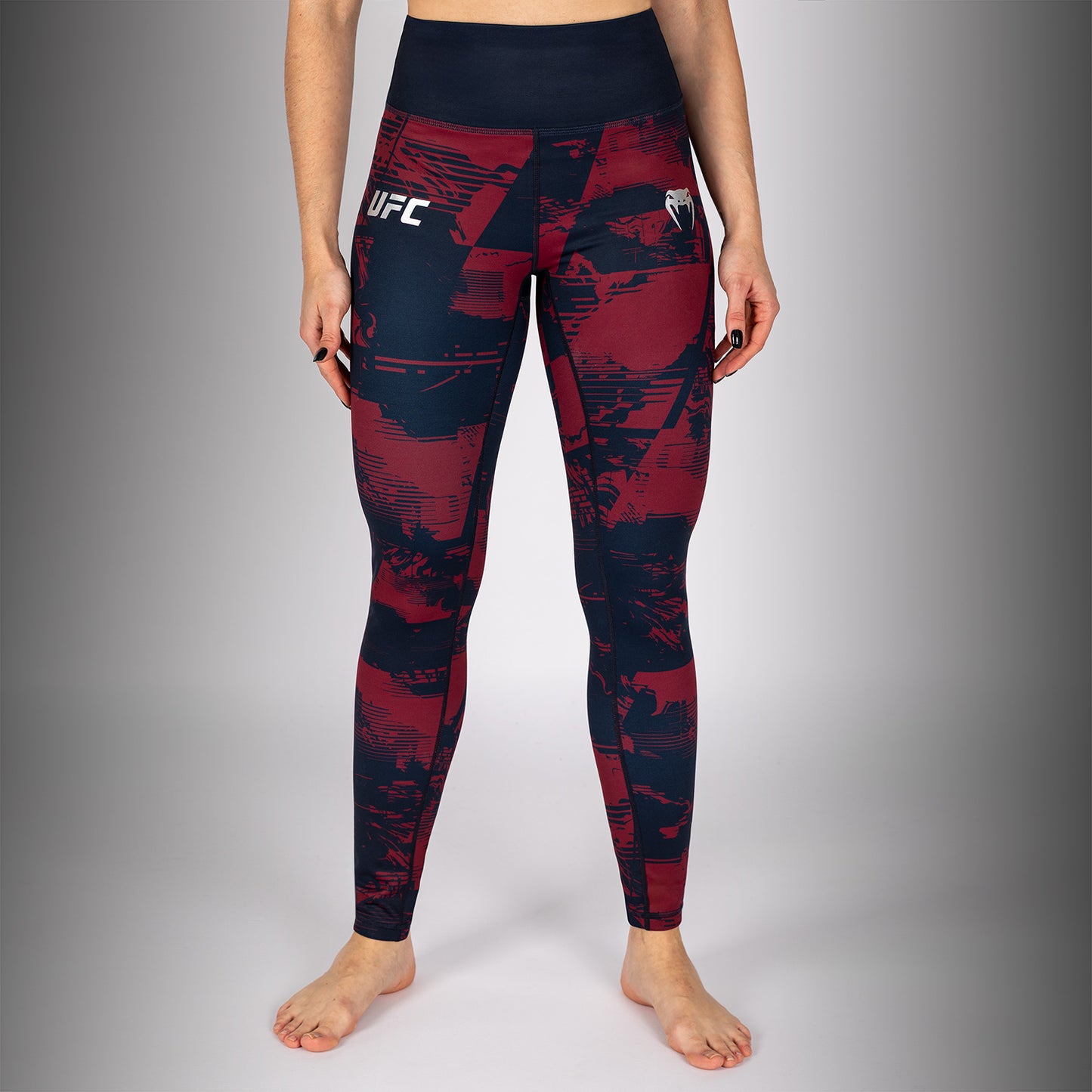 UFC Zenith by Venum Authentic Fight Week Legging Mujer - Azul marino/Burdeos/Plat