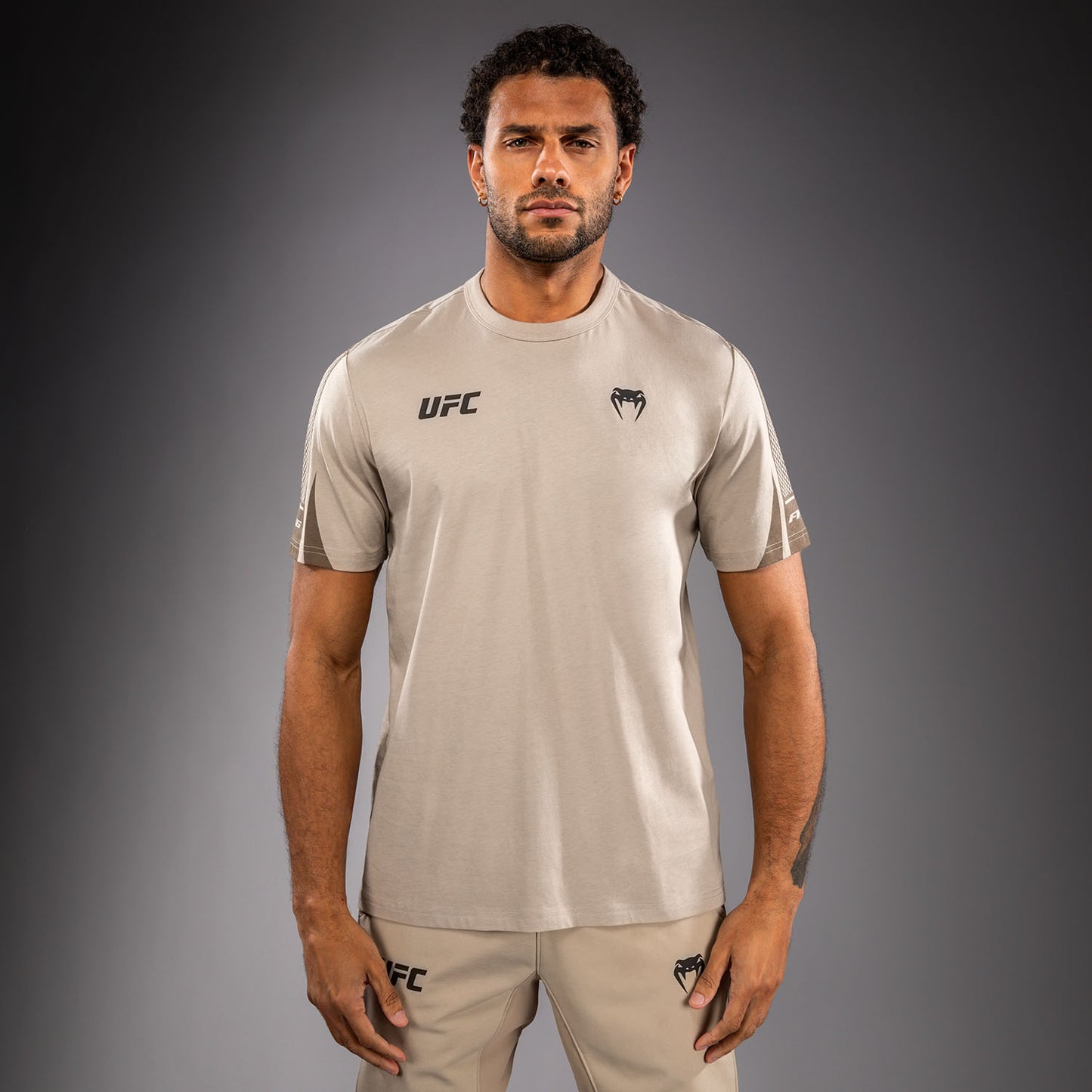 Venum UFC Unity by Venum Authentic Fight Week Camiseta de Manga Corta para Hombre - Arena