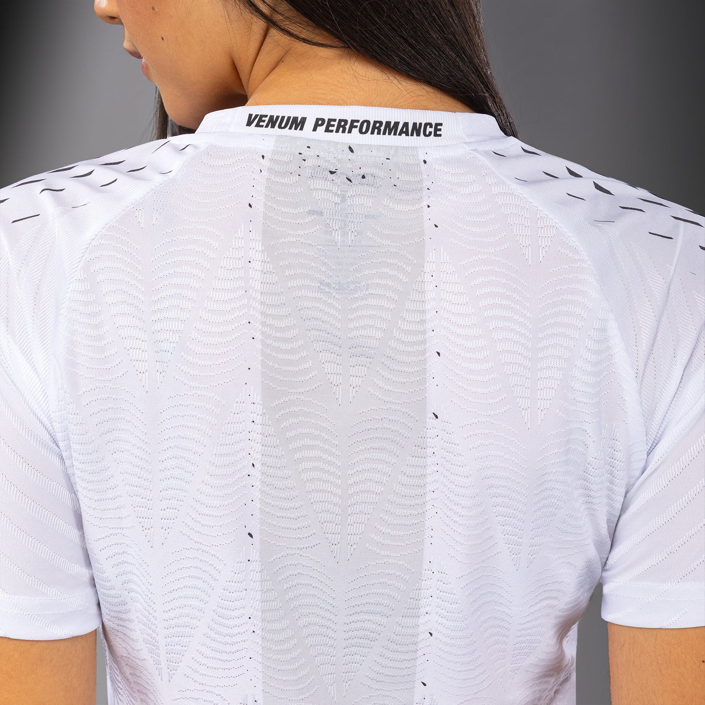 UFC Zenith by Venum Authentic Fight Night Camiseta oficial Walkout Mujer Personalizado - Blanco