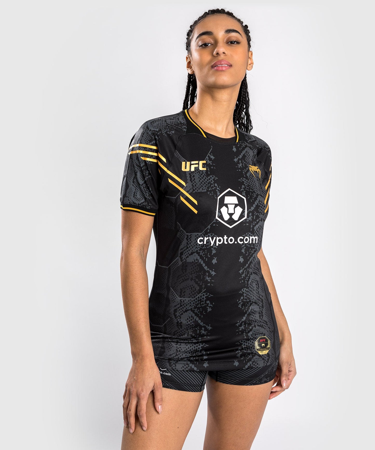UFC Adrenaline by Venum Authentic Fight Night Camiseta Dry Tech Personalizado para Mujer - Champion