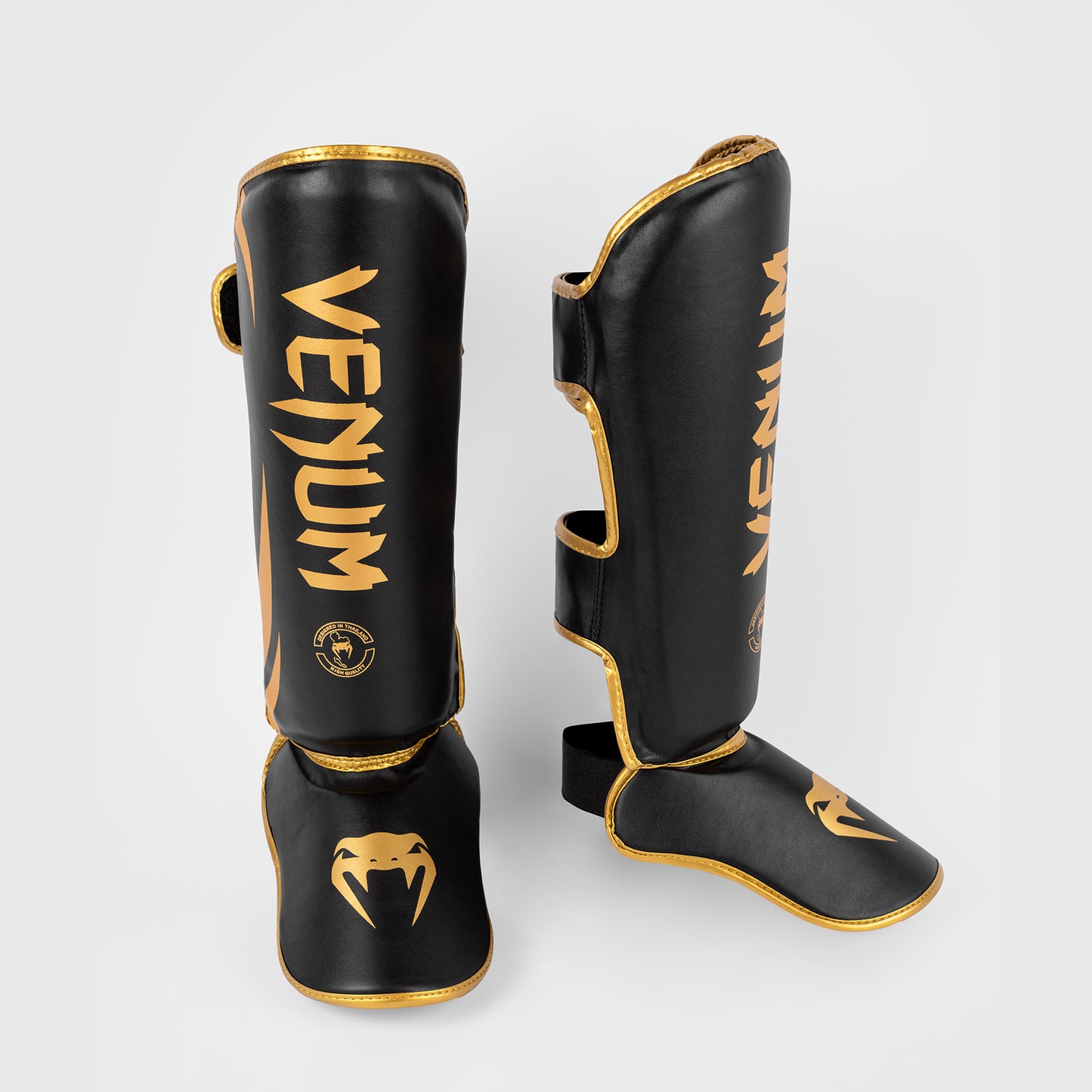 Venum Challenger Espinilleras de pie - Negro/Oro