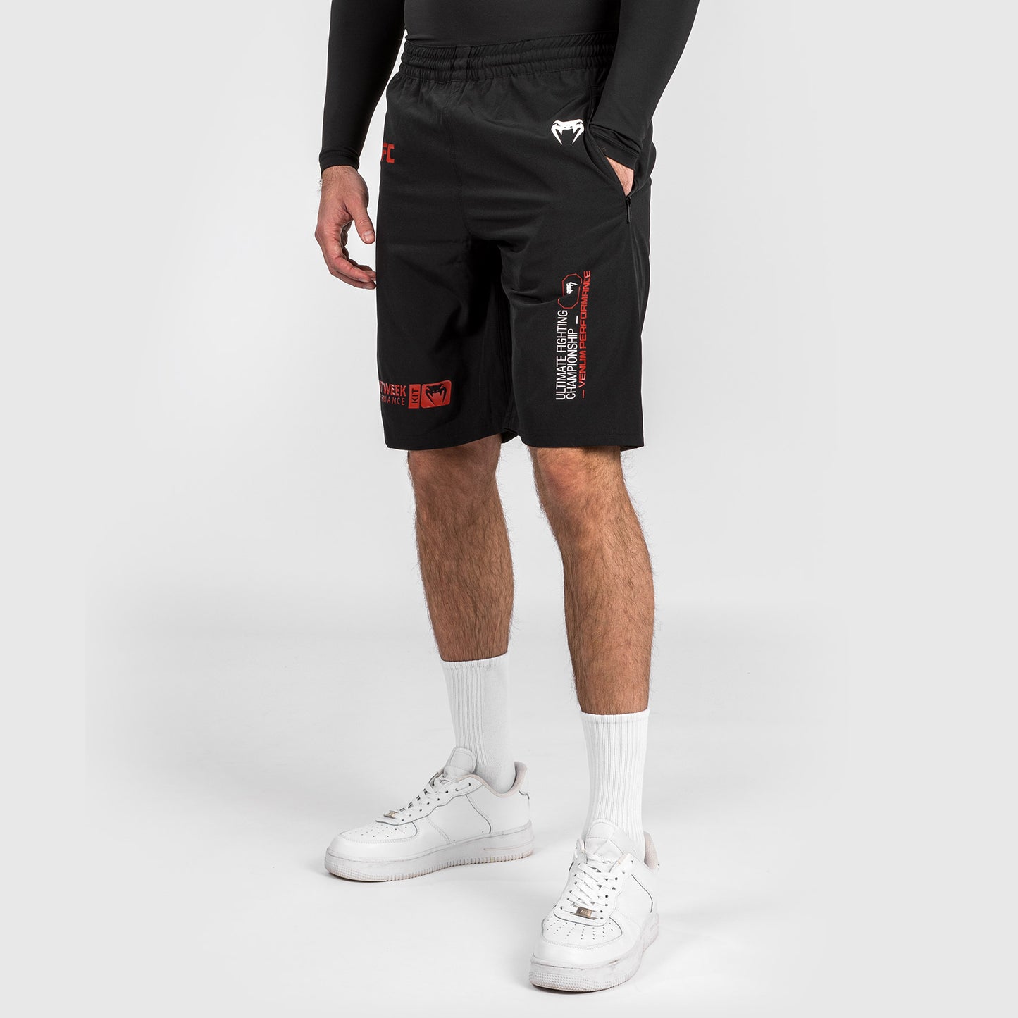 UFC Adrenaline by Venum Fight Week Pantalones cortos de alto rendimiento para Hombre - Negro