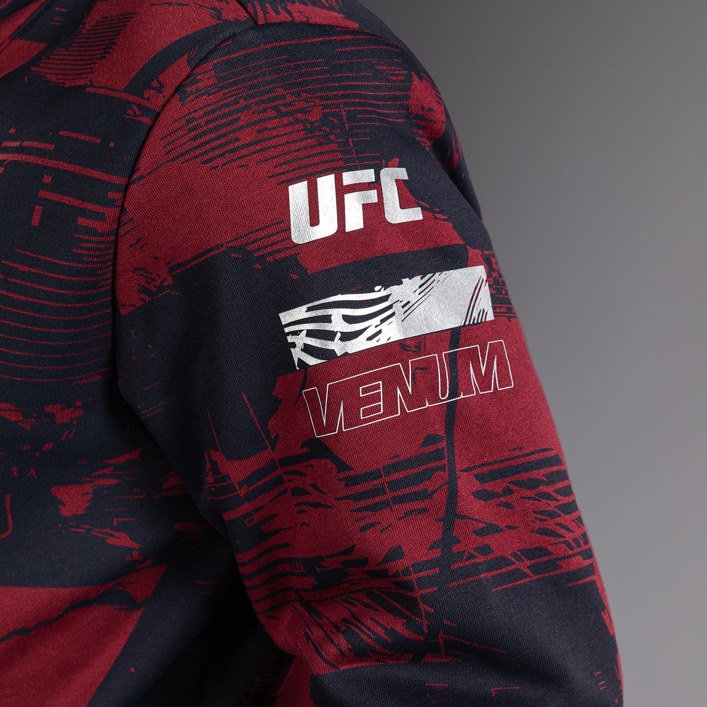 UFC Zenith by Venum Authentic Fight Week Sudadera Hombre - Azul marino/Burdeos/Plateado