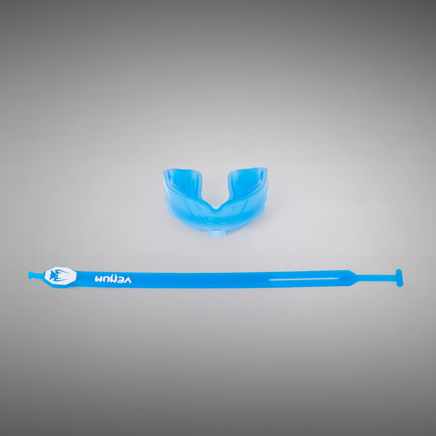 Venum Challenger Protector Bucal con Correa/sin Correa - Azul Transparente