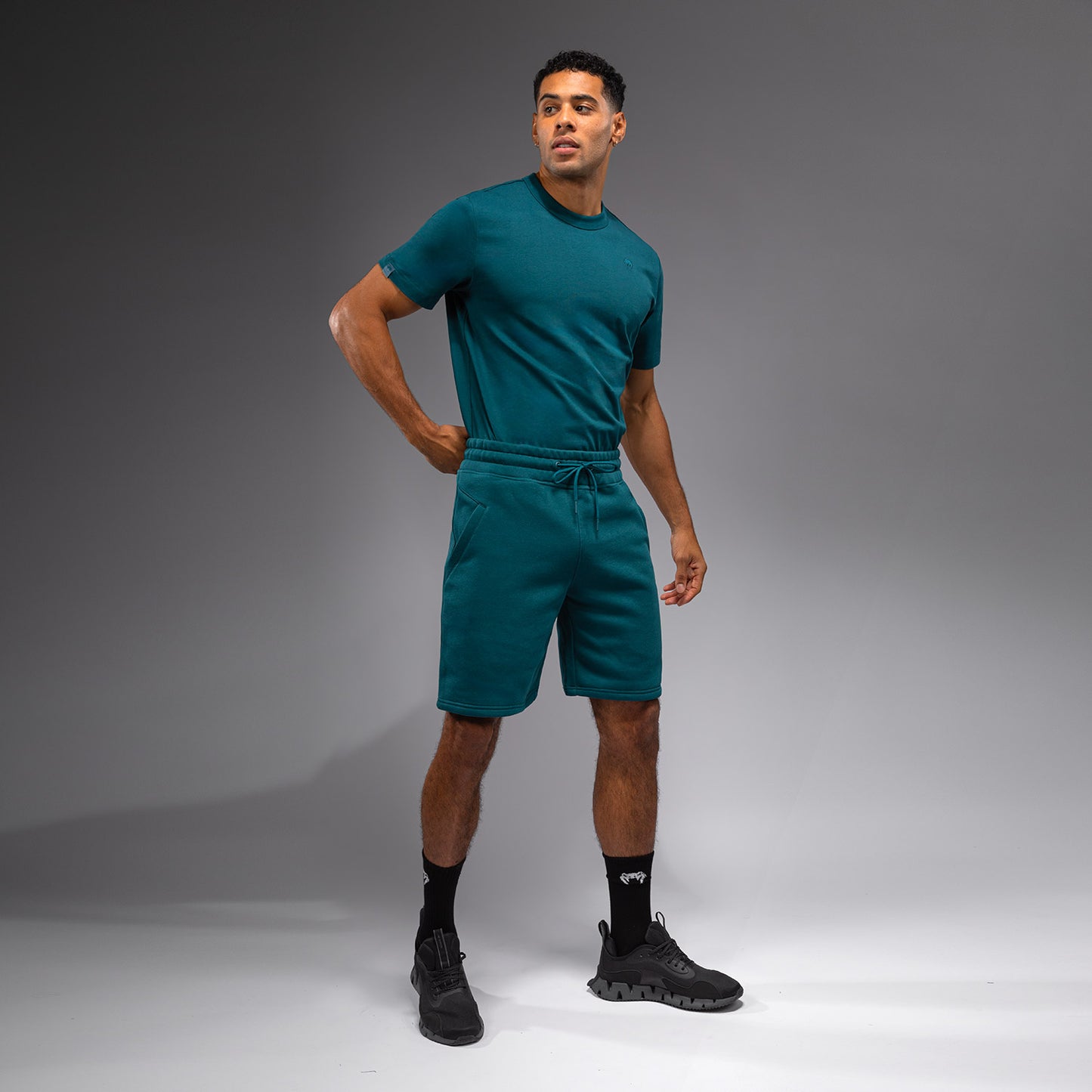 Venum Silent Power Pantalones Cortos de Algodón - Paon Green