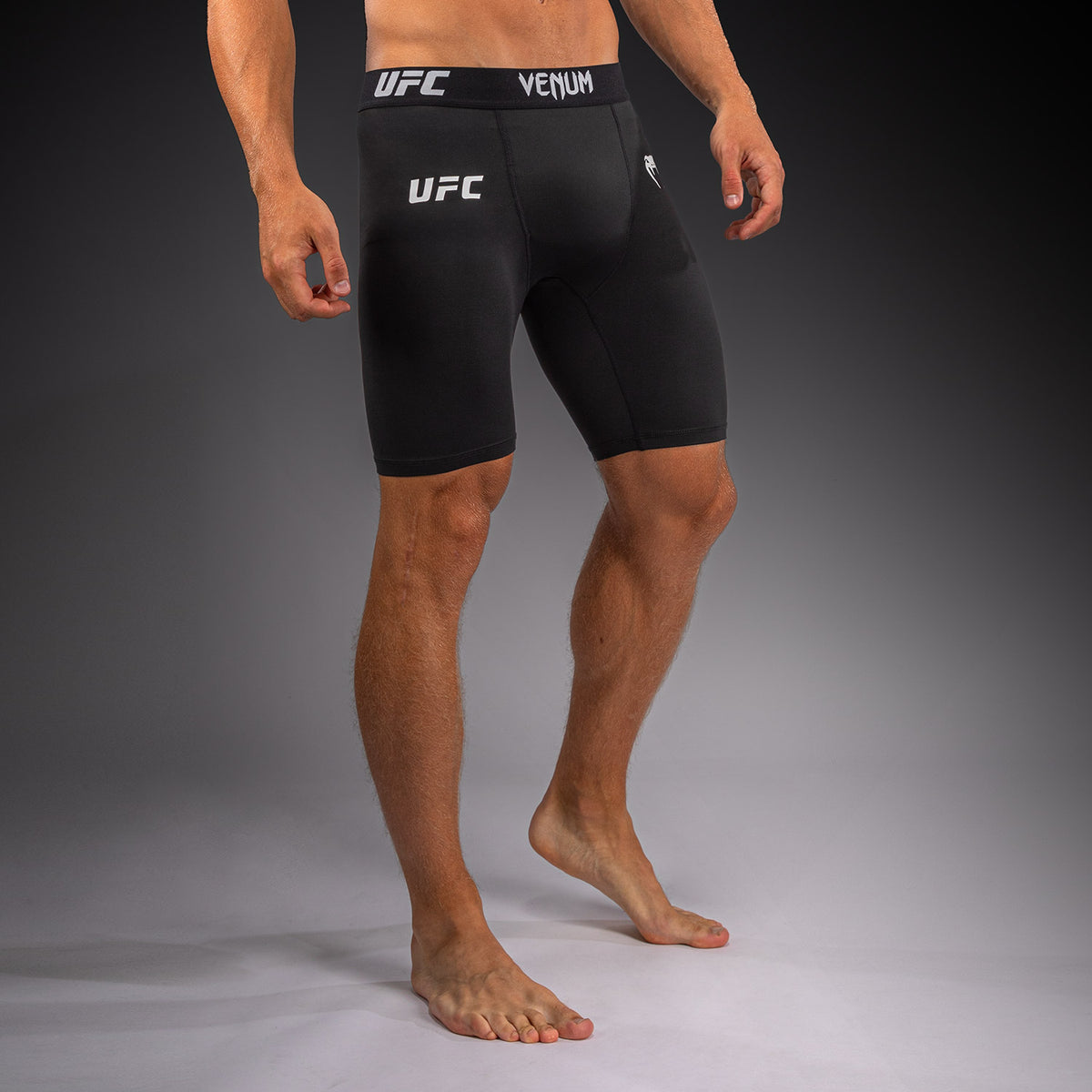 Venum UFC Unity by Venum Authentic Fight Week Short de Compresión Técnico para Hombre - Negro