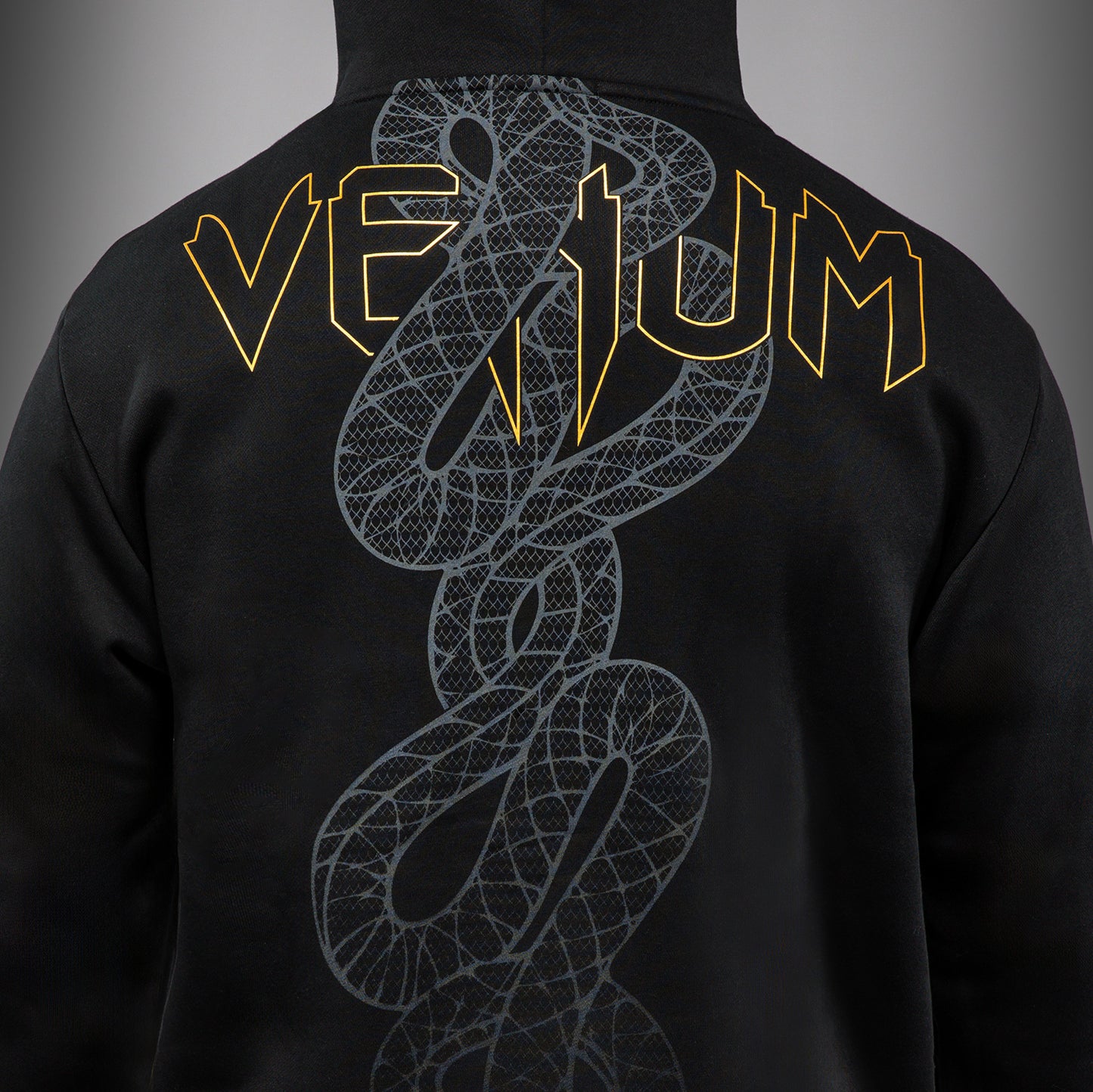 Venum Serpenti Sudadera con Capucha – Negro/Plateado/Dorado