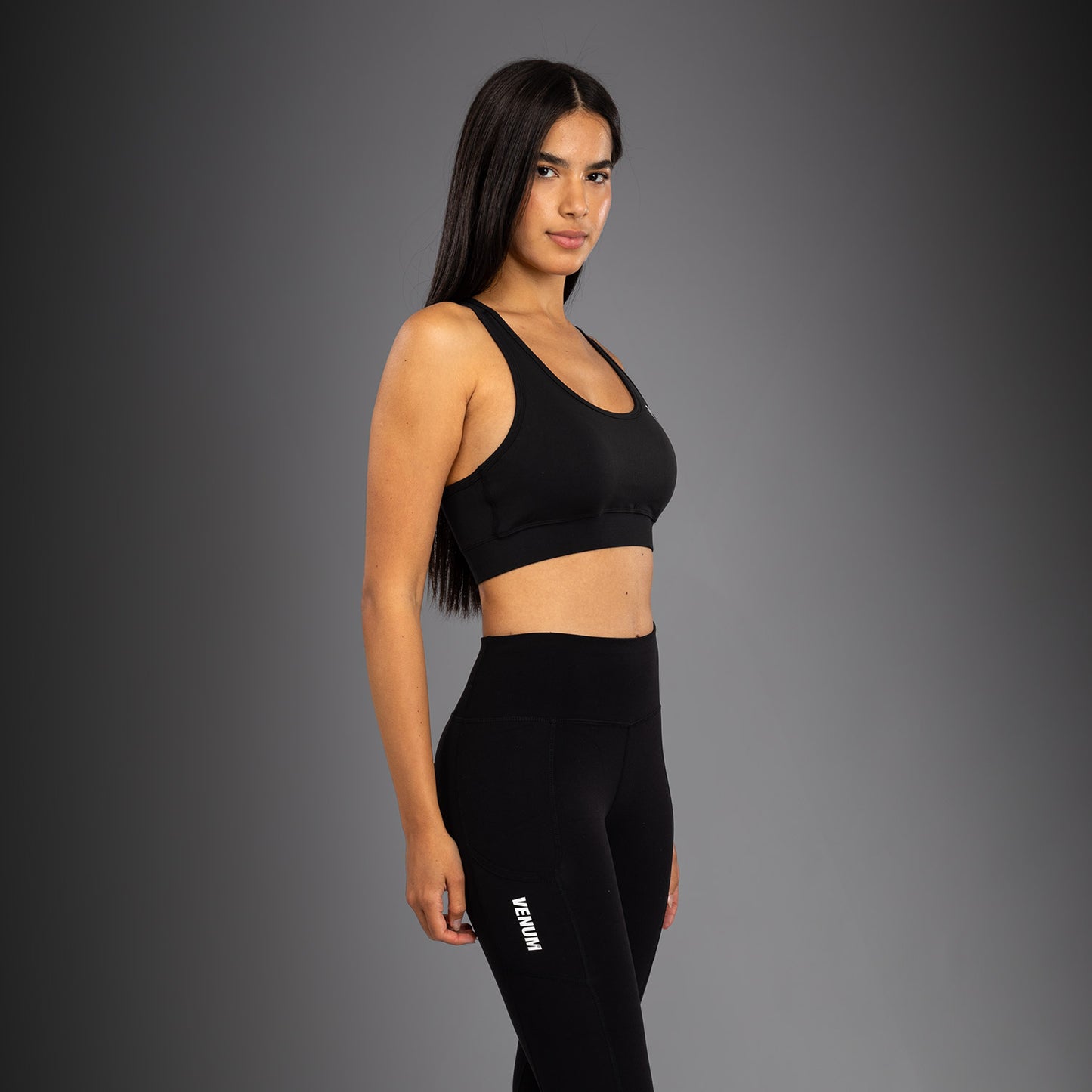 Sujetador Deportivo de Impacto Medio Venum Essential - Negro
