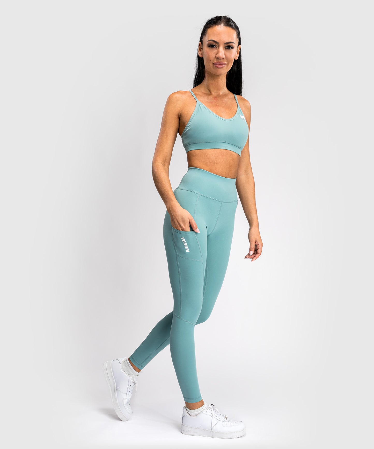 Venum Essential Leggings de Rendimiento es para Mujer - Verde Aqua