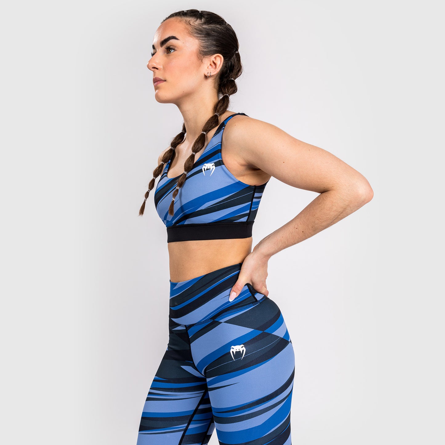 Venum Abyss Sujetador Deportivo para Mujer - Azul Sombra