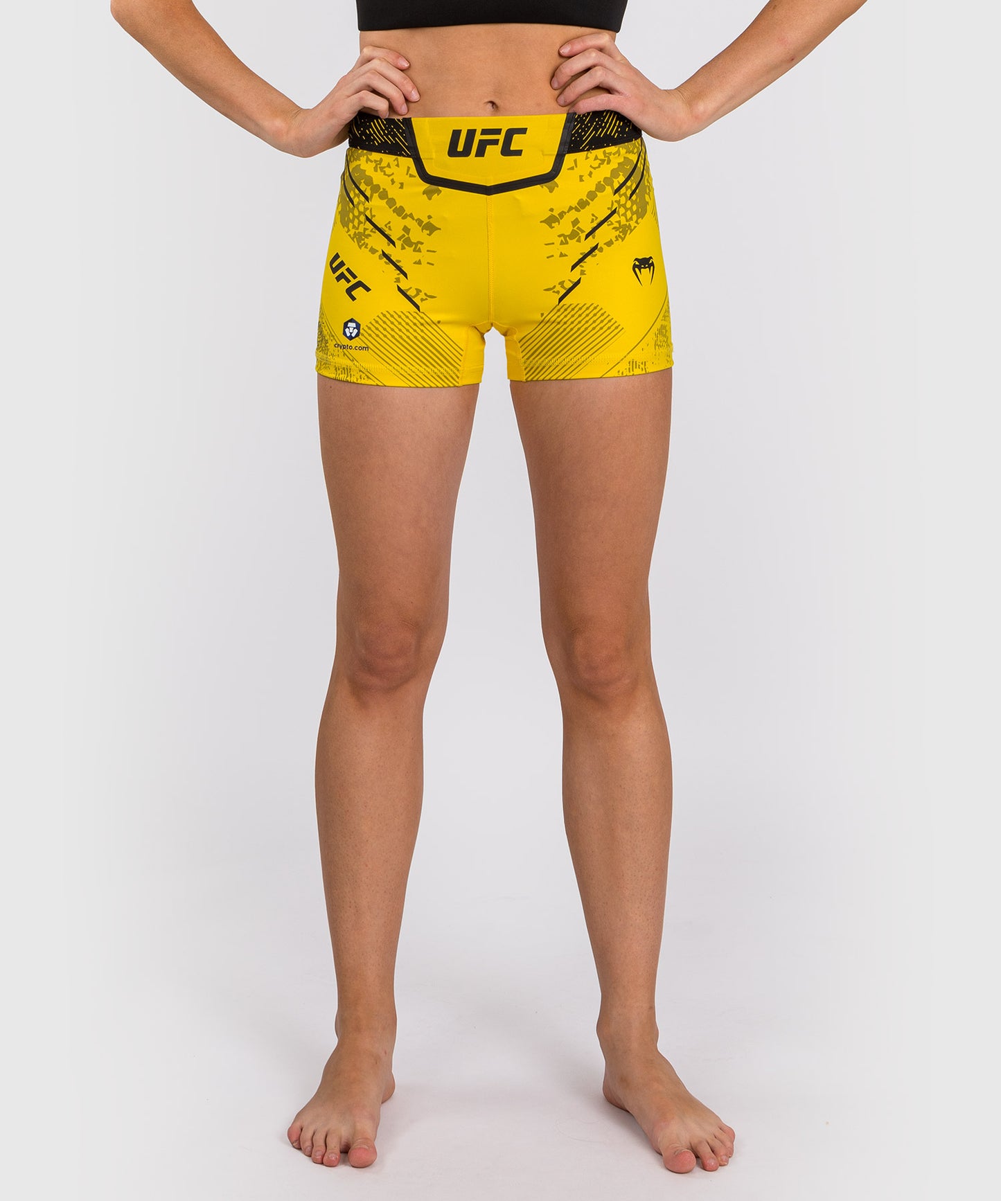 UFC Adrenaline by Venum Authentic Fight Night Short Vale Tudo para Mujer - Short Fit - Amarillo