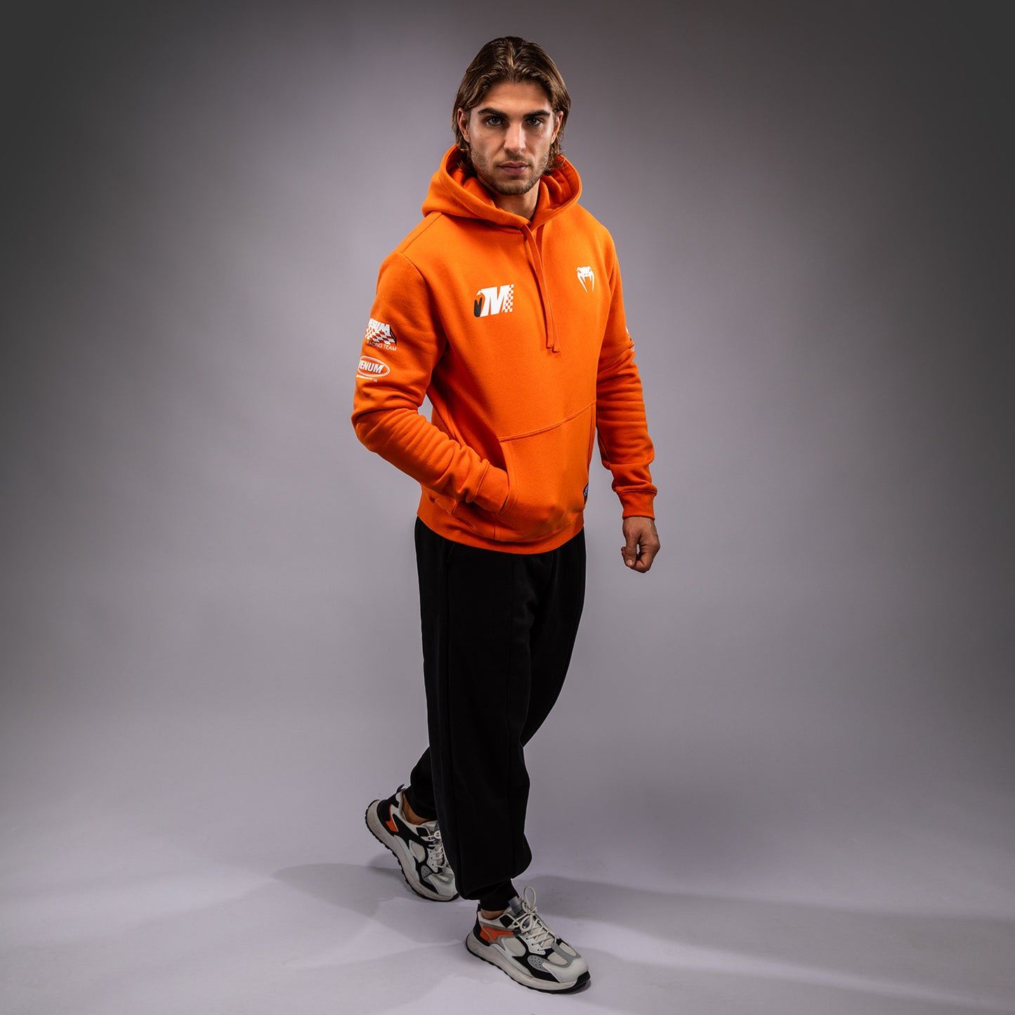 Venum Motorsport Sudadera con Capucha - Mandarina