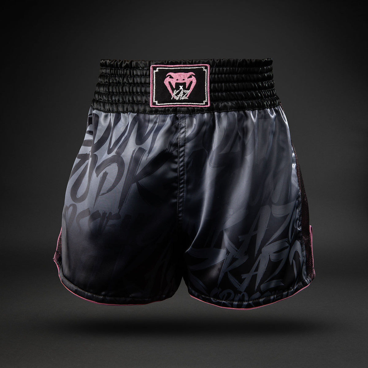 Venum x Kaz Muay Thai Short de Muay Thai – Negro