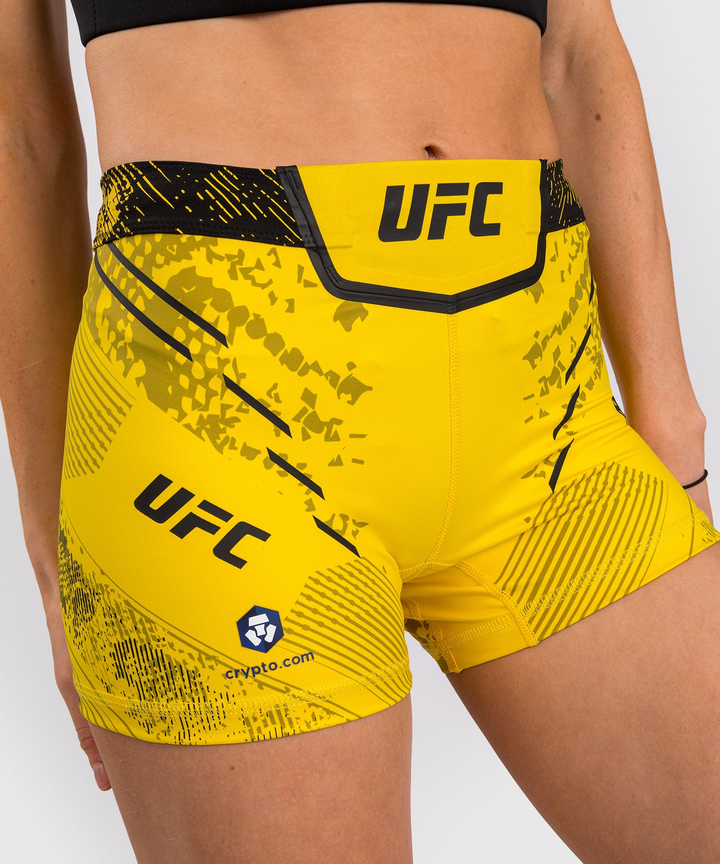 UFC Adrenaline by Venum Authentic Fight Night Short Vale Tudo para Mujer - Short Fit - Amarillo