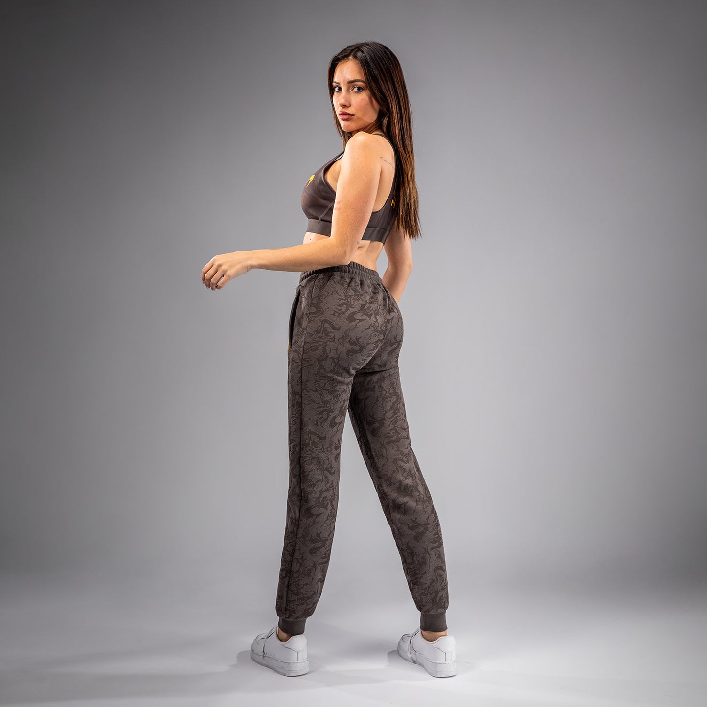 UFC Fusion by Venum Fight Week Pantalón de Algodón para Mujer - Marrón tierra