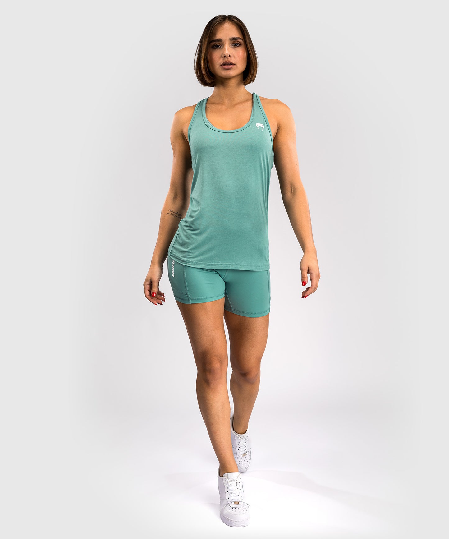Venum Essential Top sin Mangas para Mujer - Verde Aqua