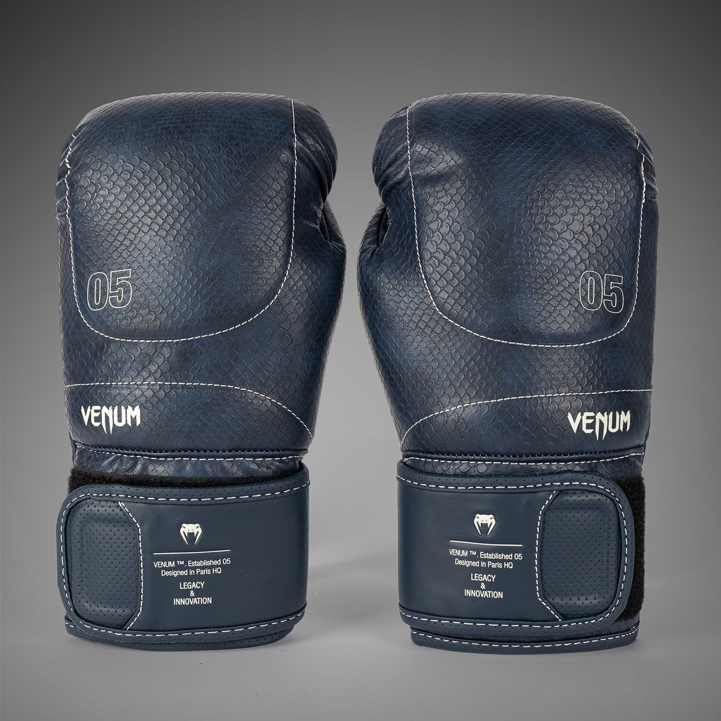 Venum Impact Evo Scales Guantes de Boxeo – Azul Medianoche