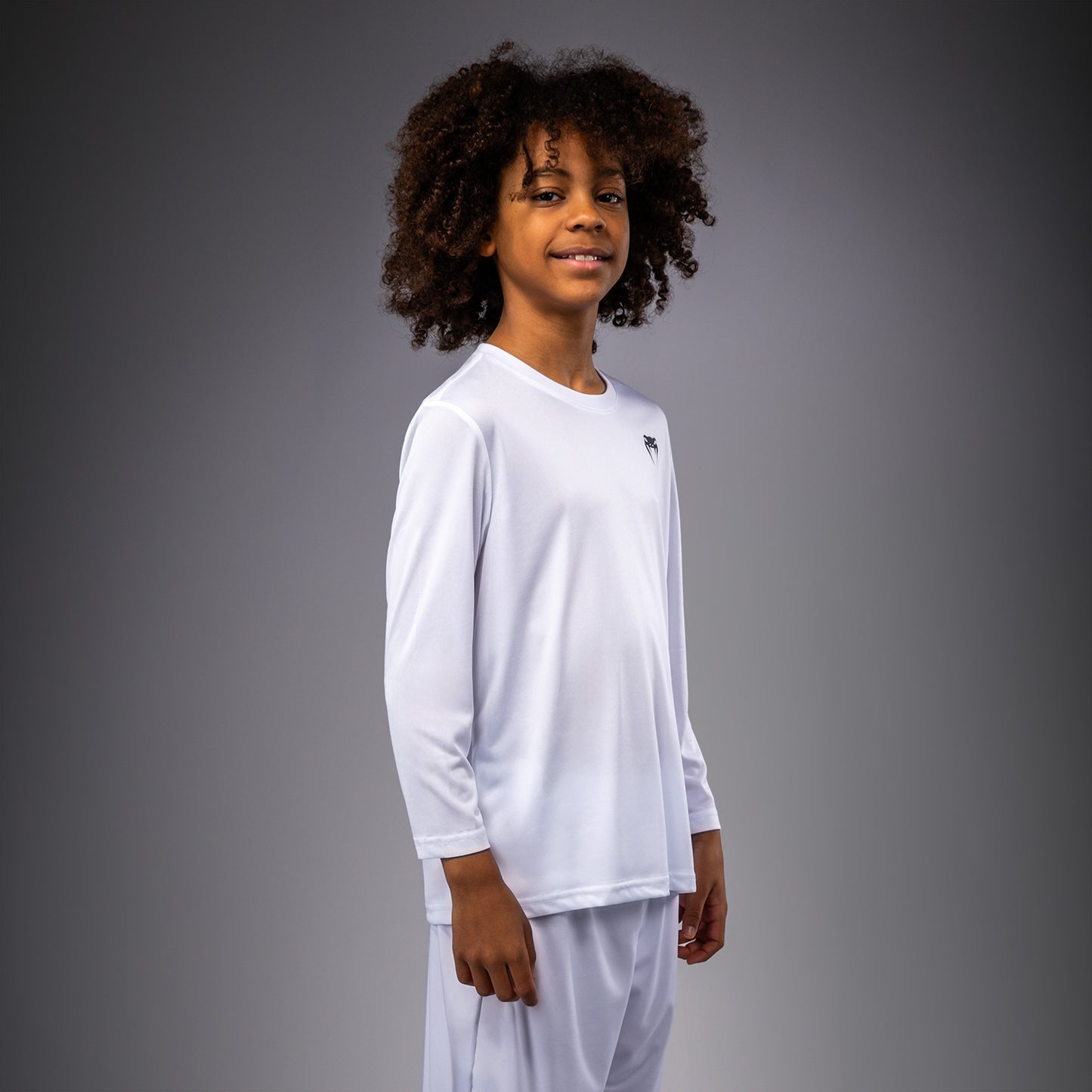 Venum Lineup Camiseta de Manga Larga para Niños - Rojo/Blanco
