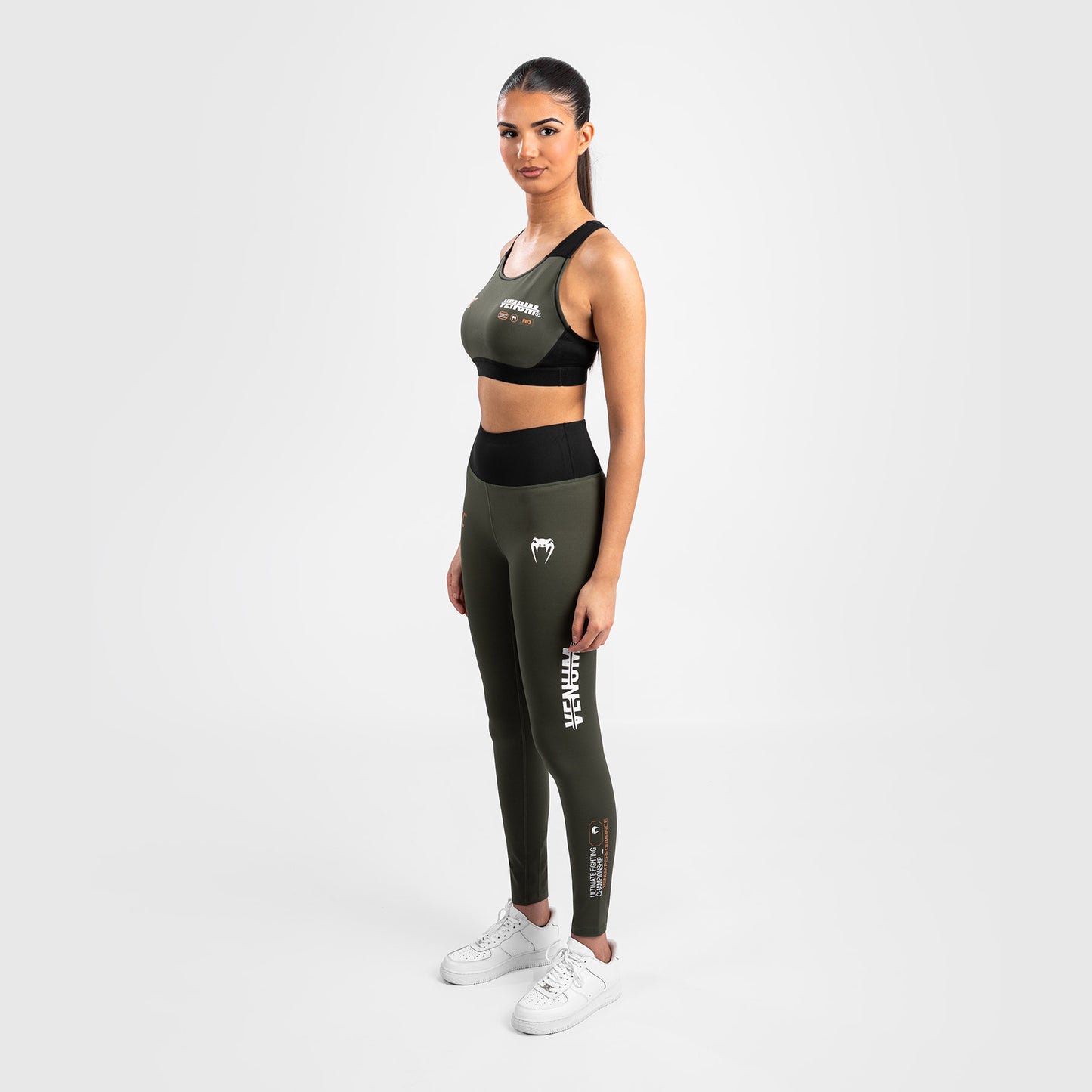 UFC Adrenaline by Venum Fight Week Performance Tight para Mujer - Caqui/Bronce