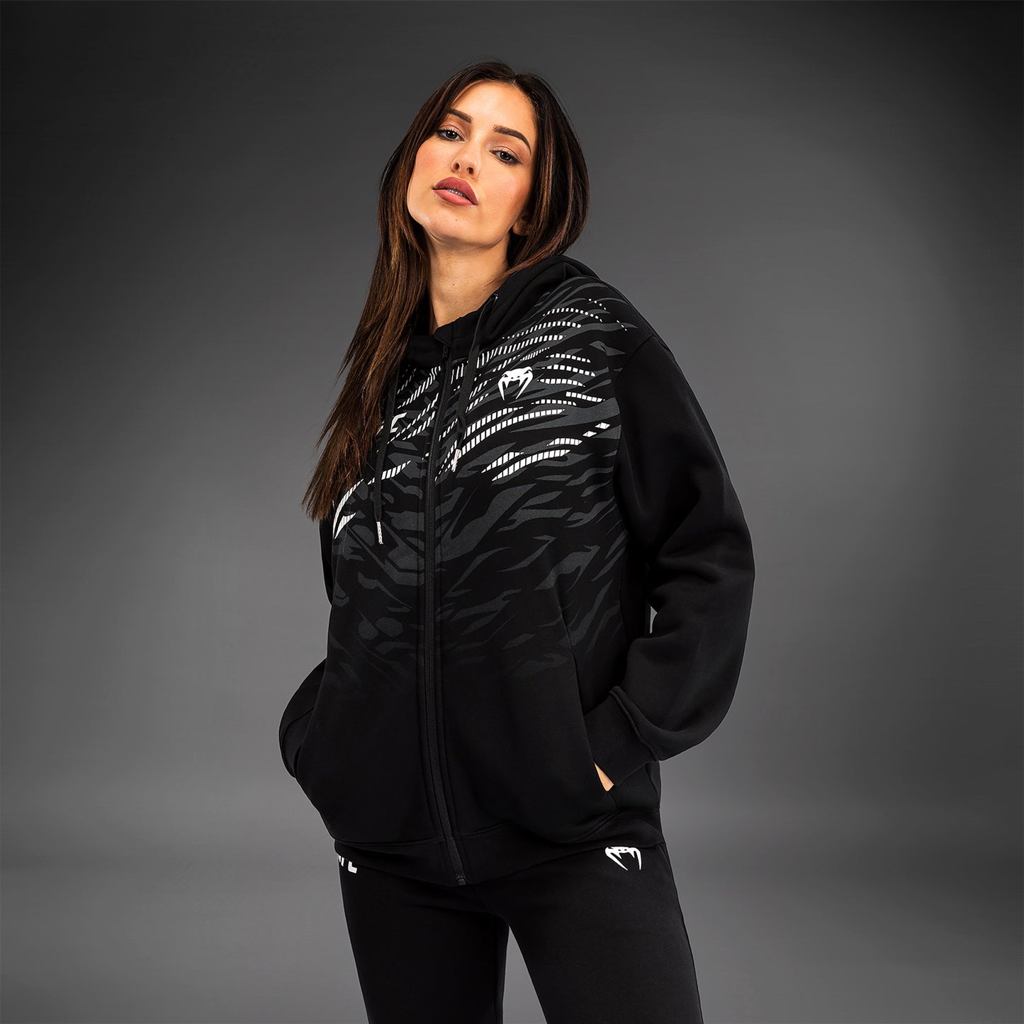 UFC Fusion by Venum Replica Sudadera con Cremallera para Mujer - Negro