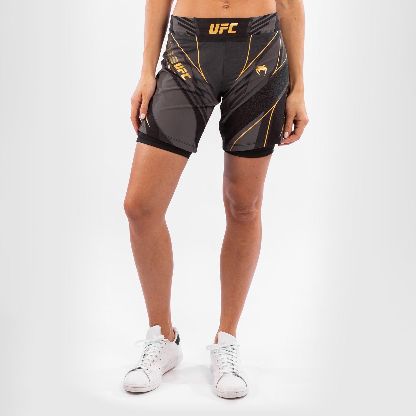 Pantalón De MMA Para Mujer Ufc Venum Authentic Fight Night – Modelo Largo - Campeón