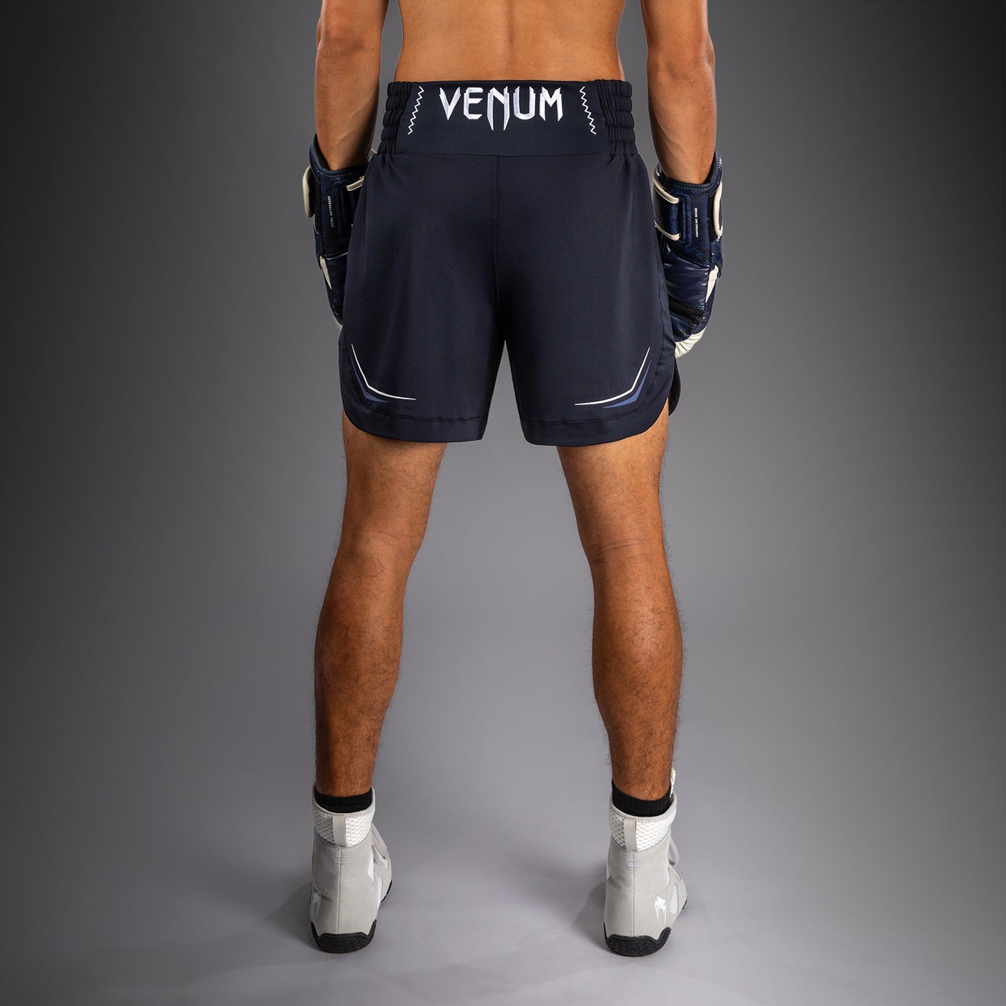 Venum G-Core Pantalón Corto de Boxeo - Azul Marino/Blanco