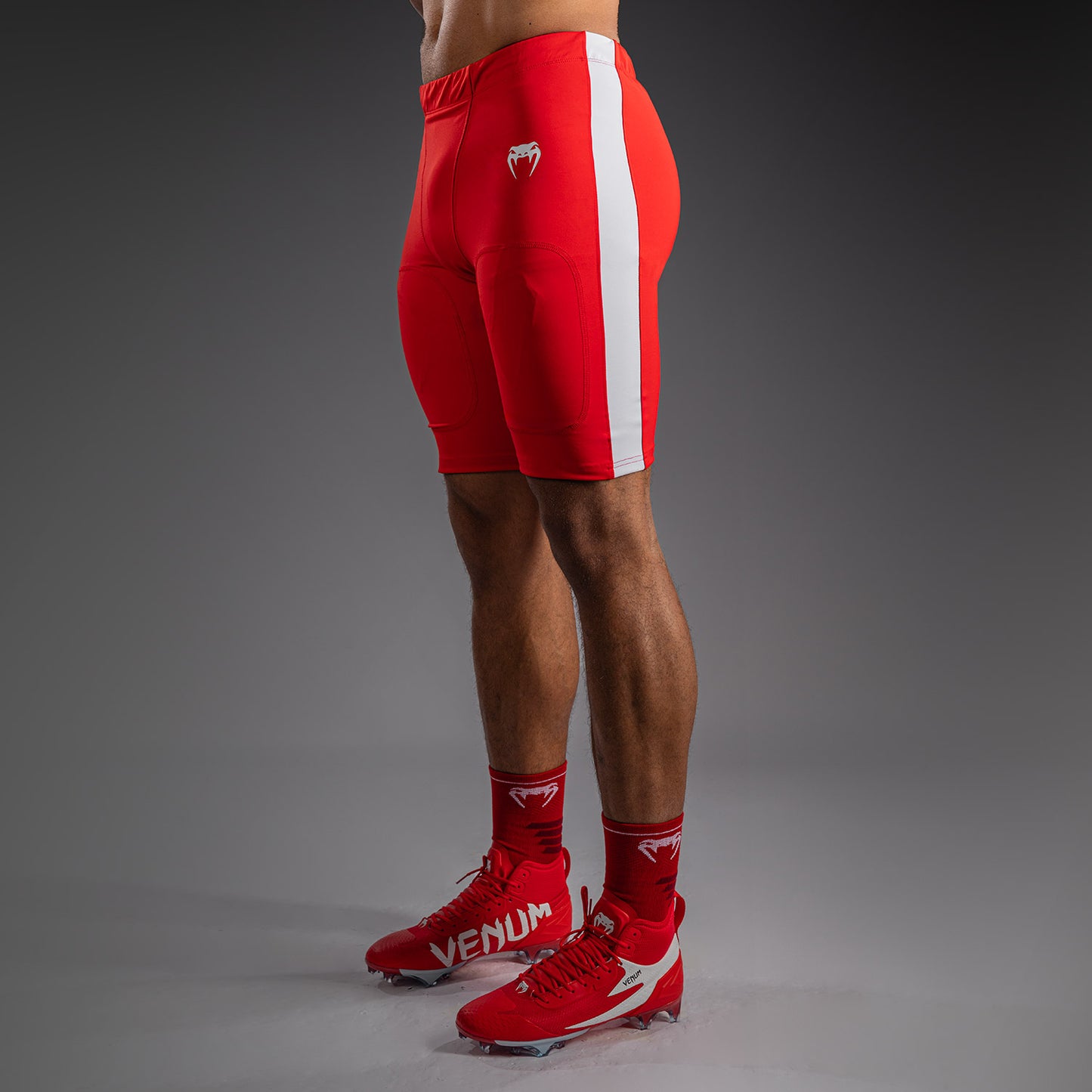 Venum Elite Fútbol Short de Compresión - Rojo