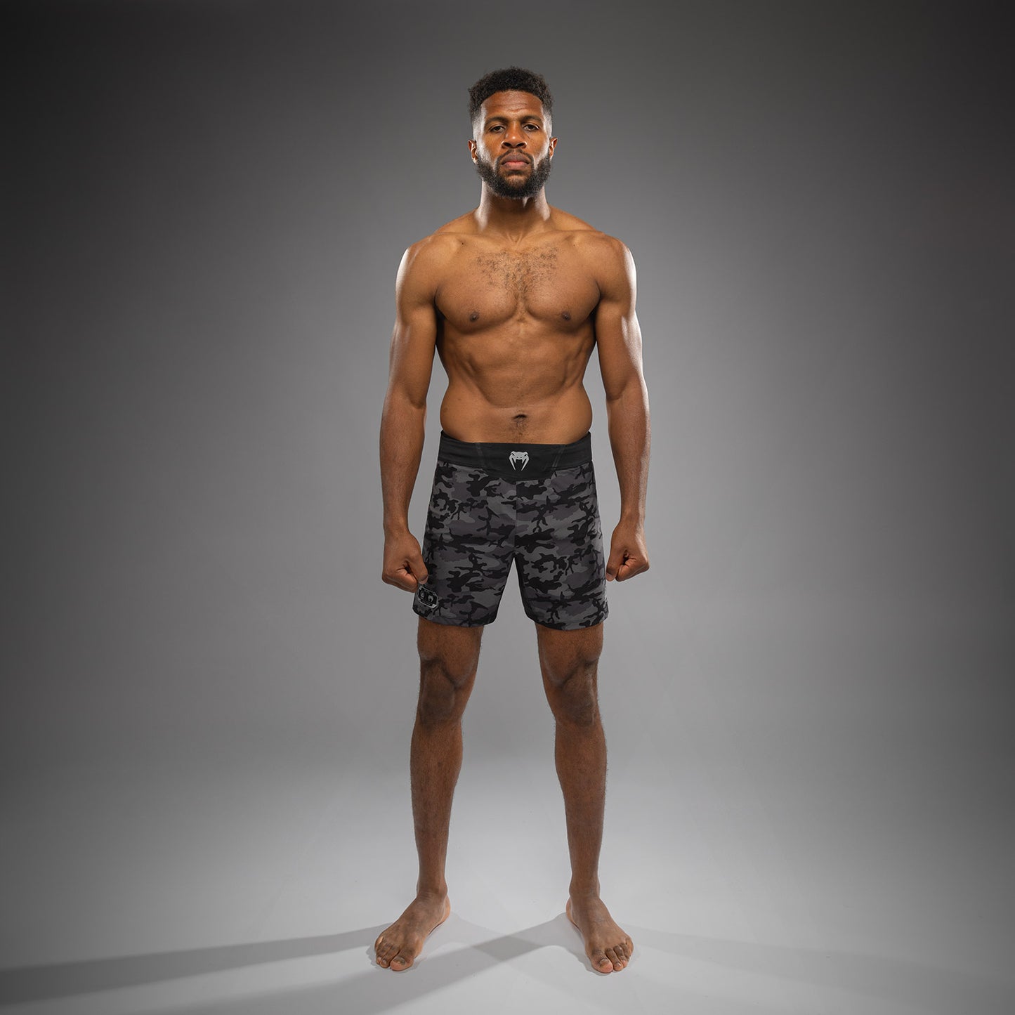 Venum x Polaris Pantalones de Lucha - Negro/Gris Tormenta