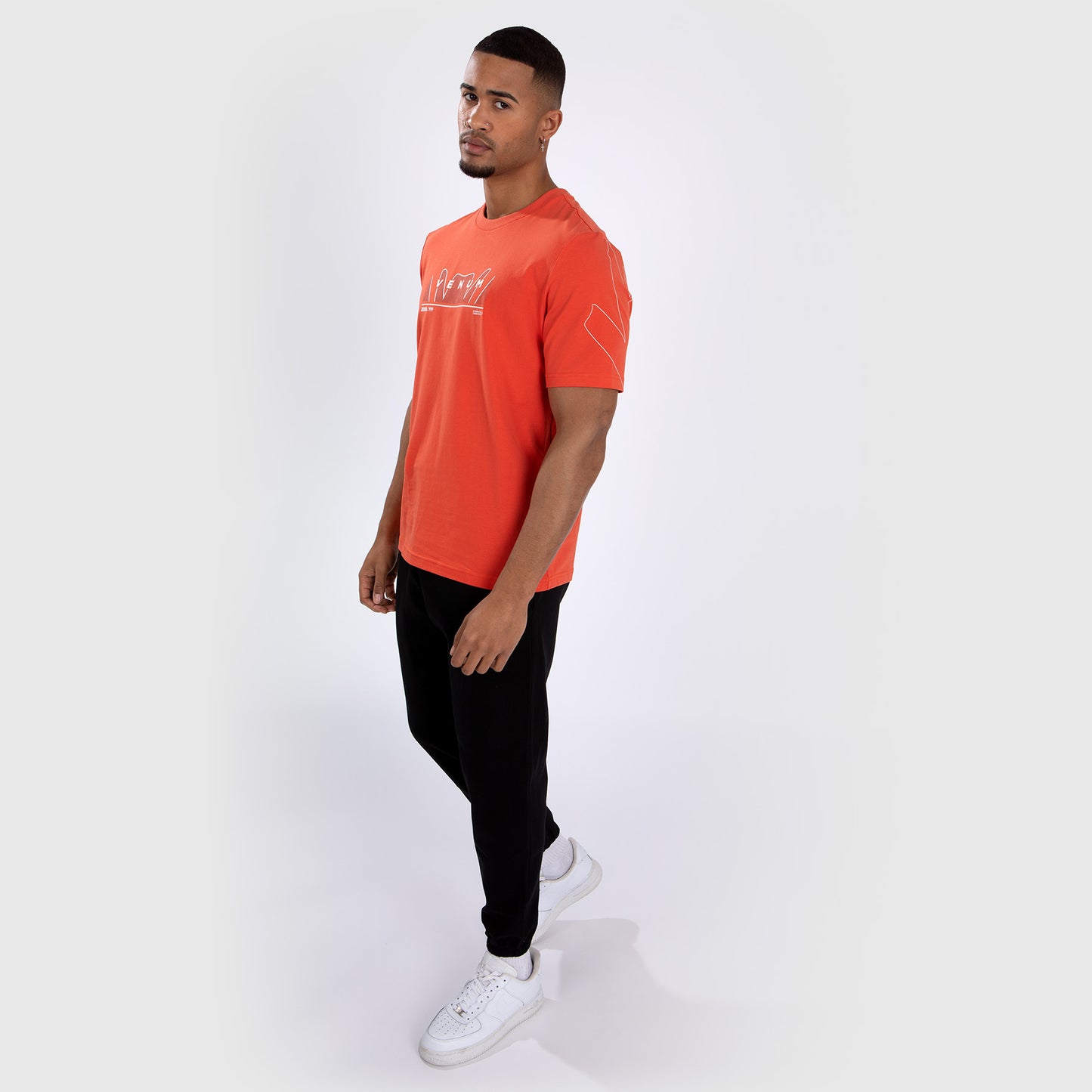 Venum Snake Print Camiseta - Naranja fluo
