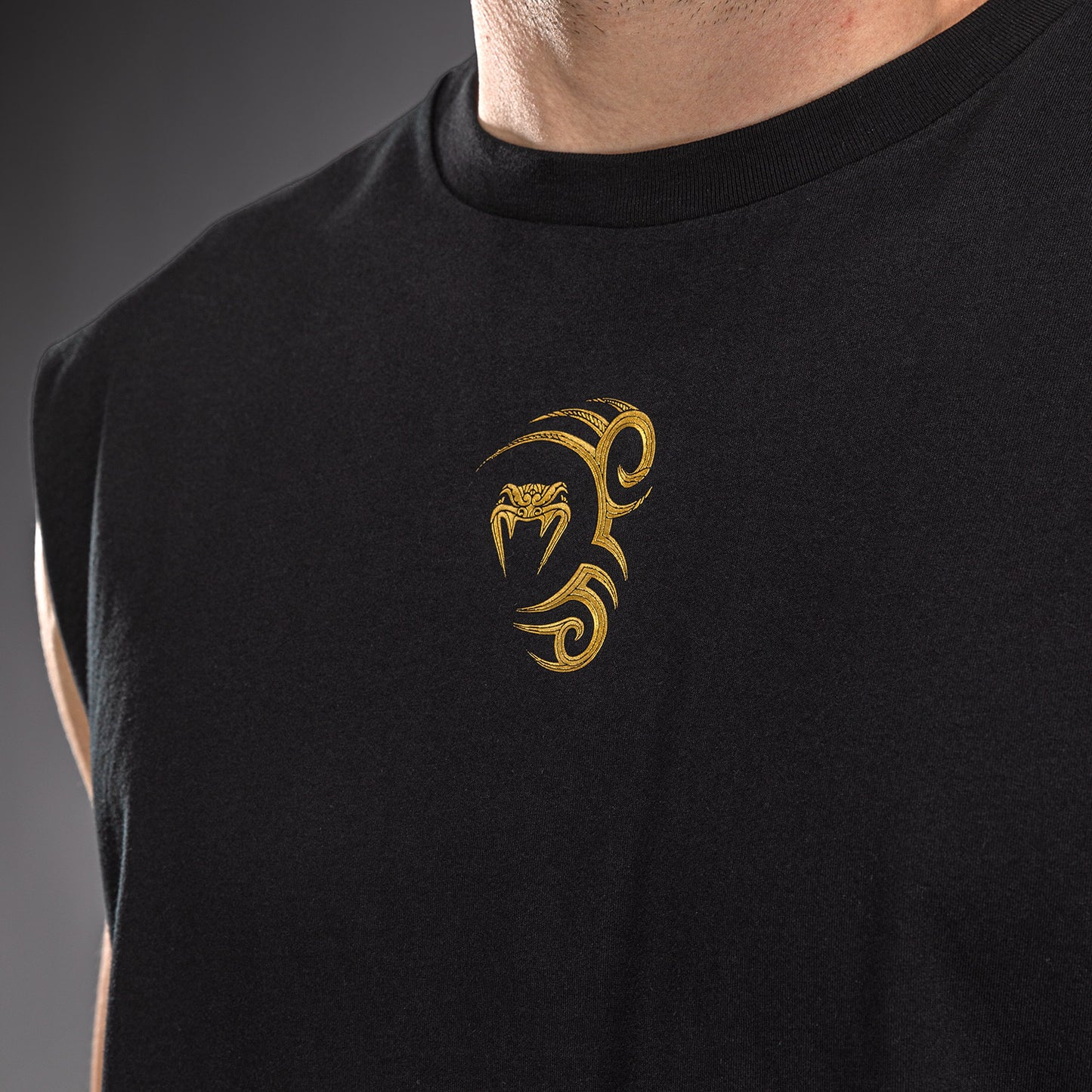 Venum x Mike Tyson Tiger Camiseta Sin Mangas - Negro/Oro