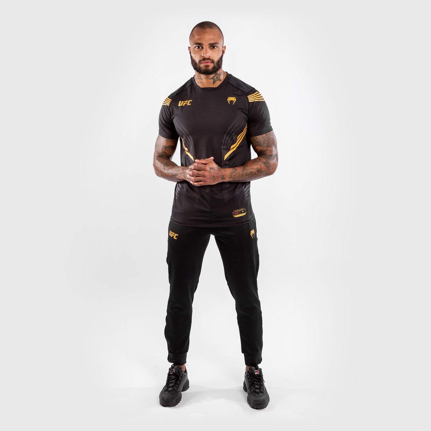 Camiseta Técnica Para Hombre Personalizada UFC Venum Authentic Fight Night - Campeón