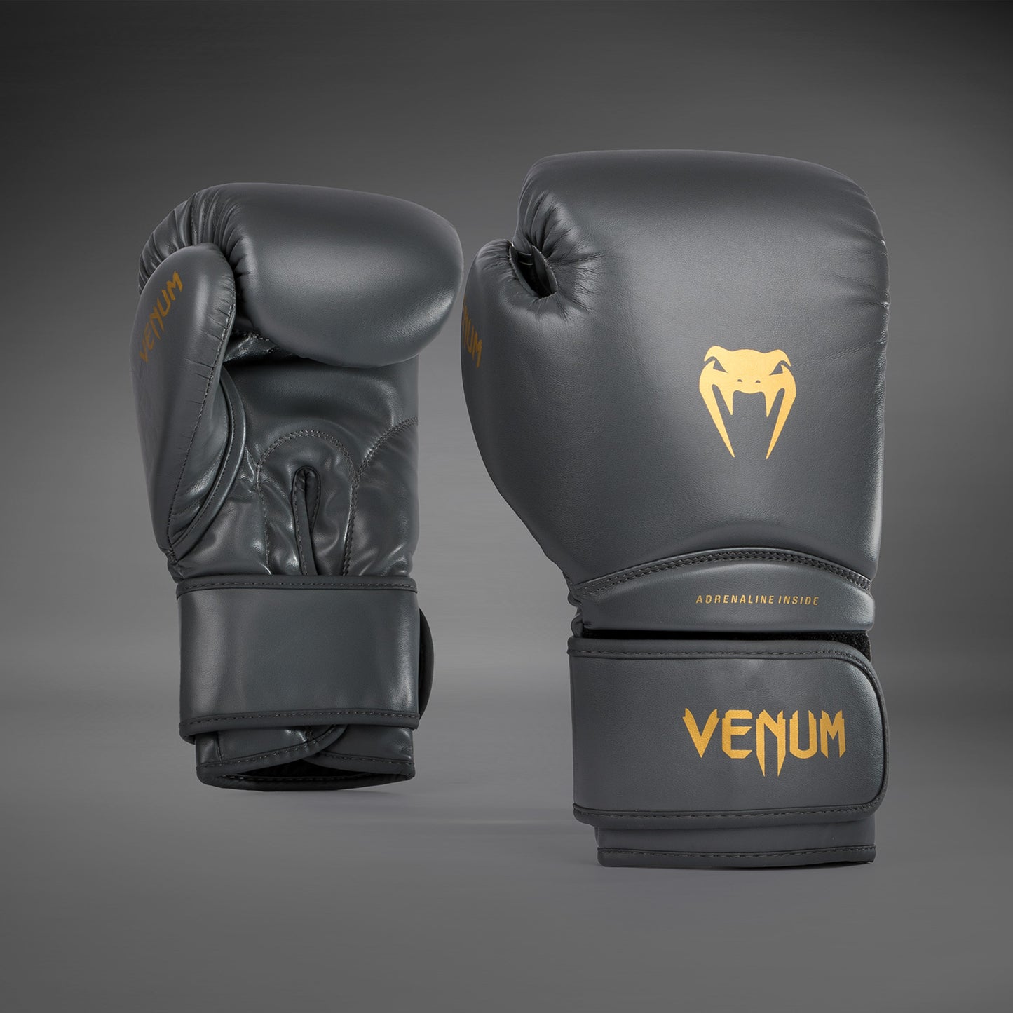 Venum Contender 1.5 Guantes de boxeo para niños - Grafito/Oro