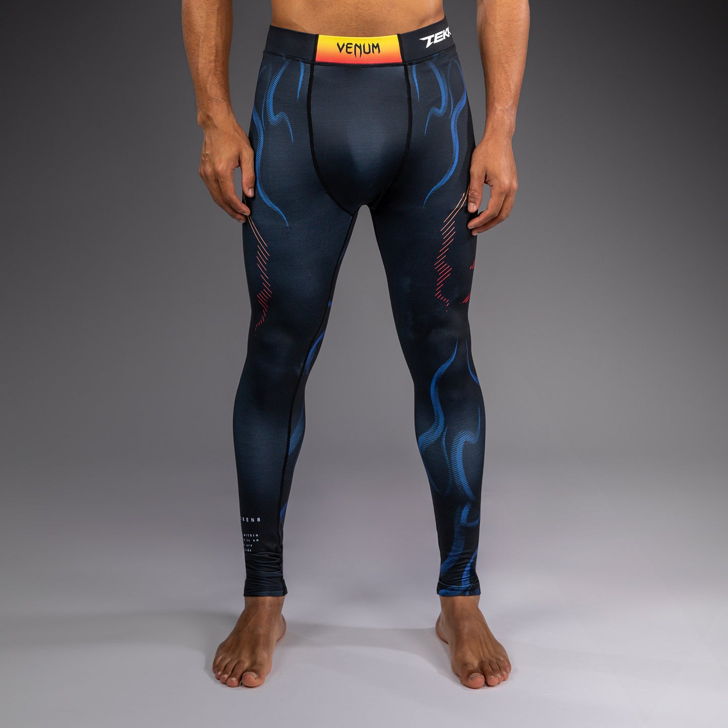 Venum x TEKKEN 8 Mallas Yoshimitsu - Negro/Naranja