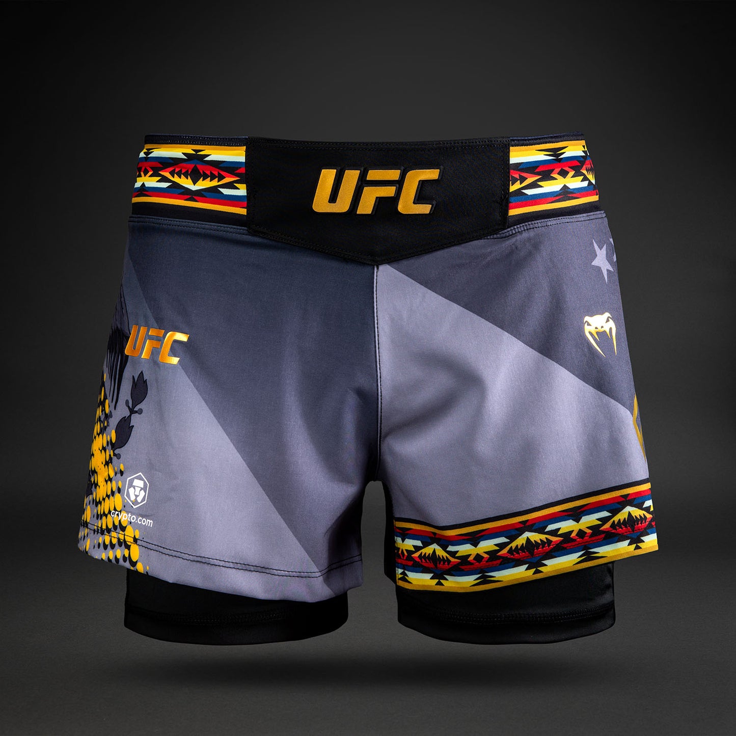 UFC Unrivaled by Venum Julianna Peña Short Fit Fight Short para mujer - Negro