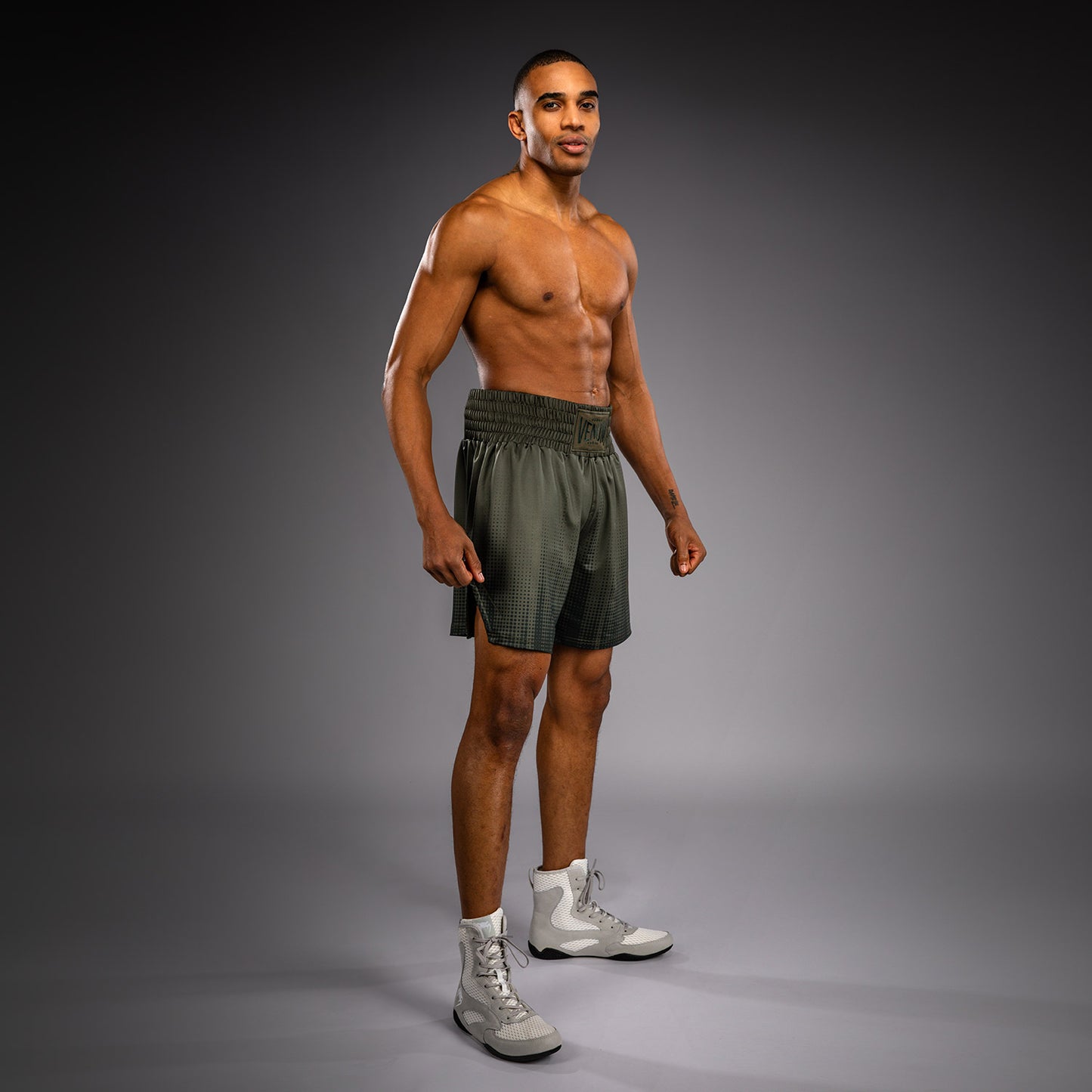 Venum Stealth Short de Boxeo – Caqui/Verde Oscuro