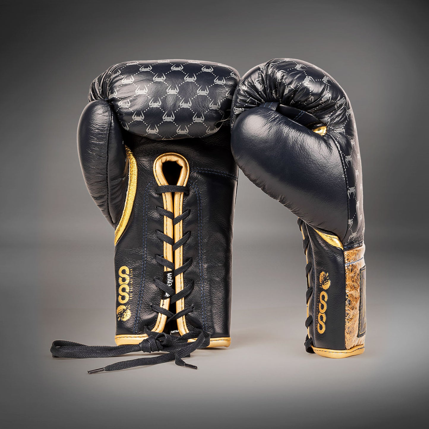 Guantes de boxeo Venum Coco Monogram Pro  - Azul pizarra