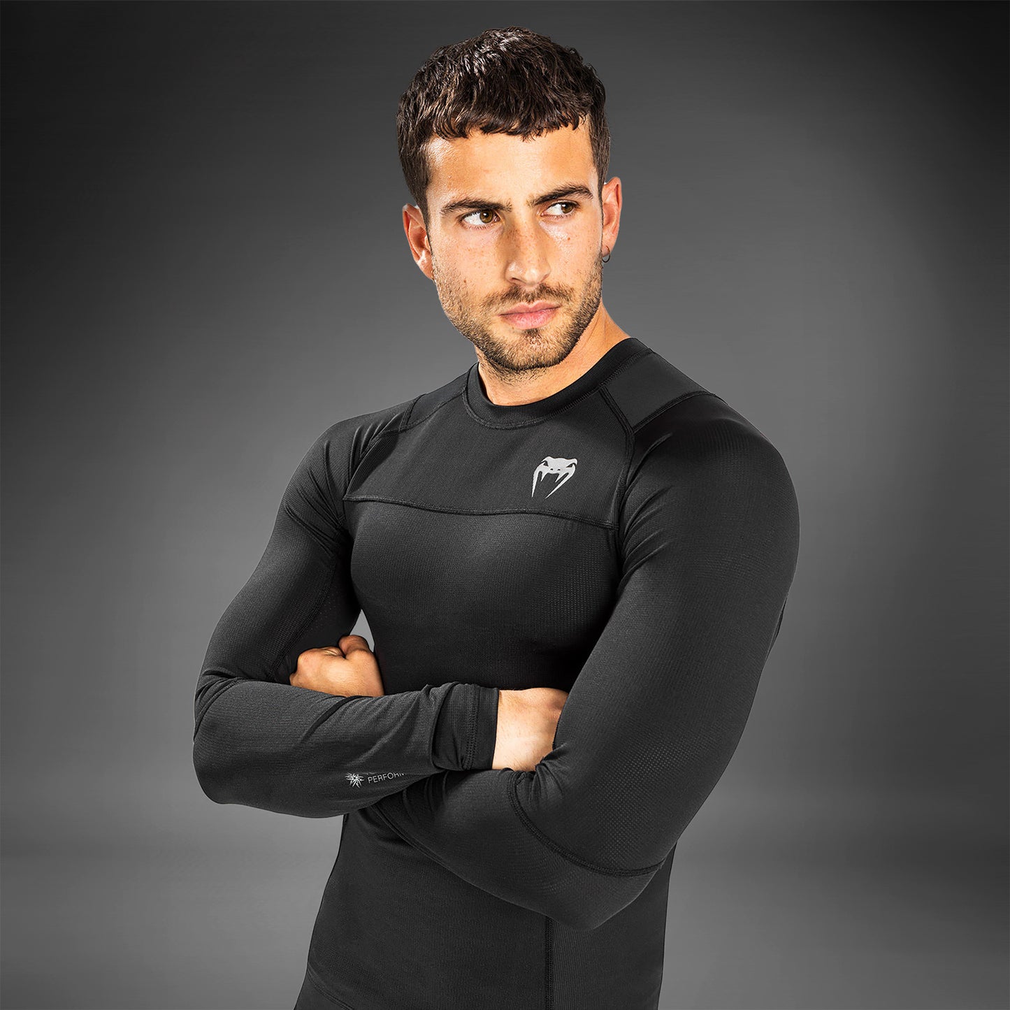 Rashguard de manga larga Venum G-Fit Air - Negro
