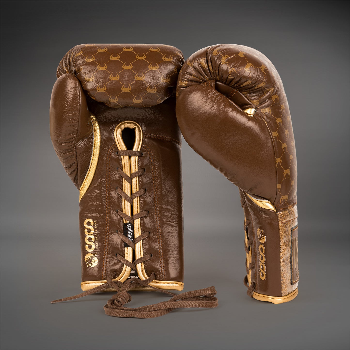 Guantes de boxeo Venum Coco Monogram Pro  - Marrón grisáceo