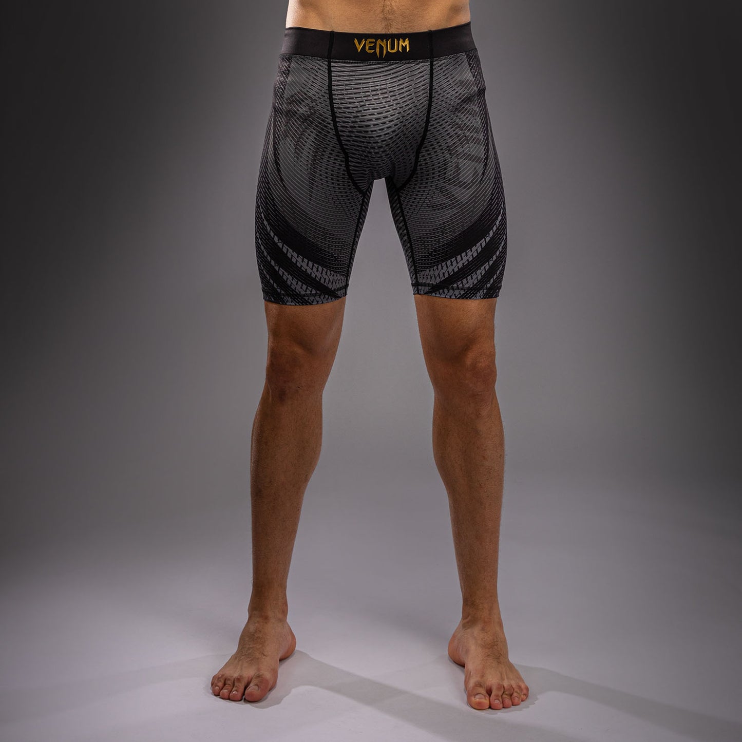 Venum Galactic 3.0 Pantalón Corto de Compresión - Negro/Oro