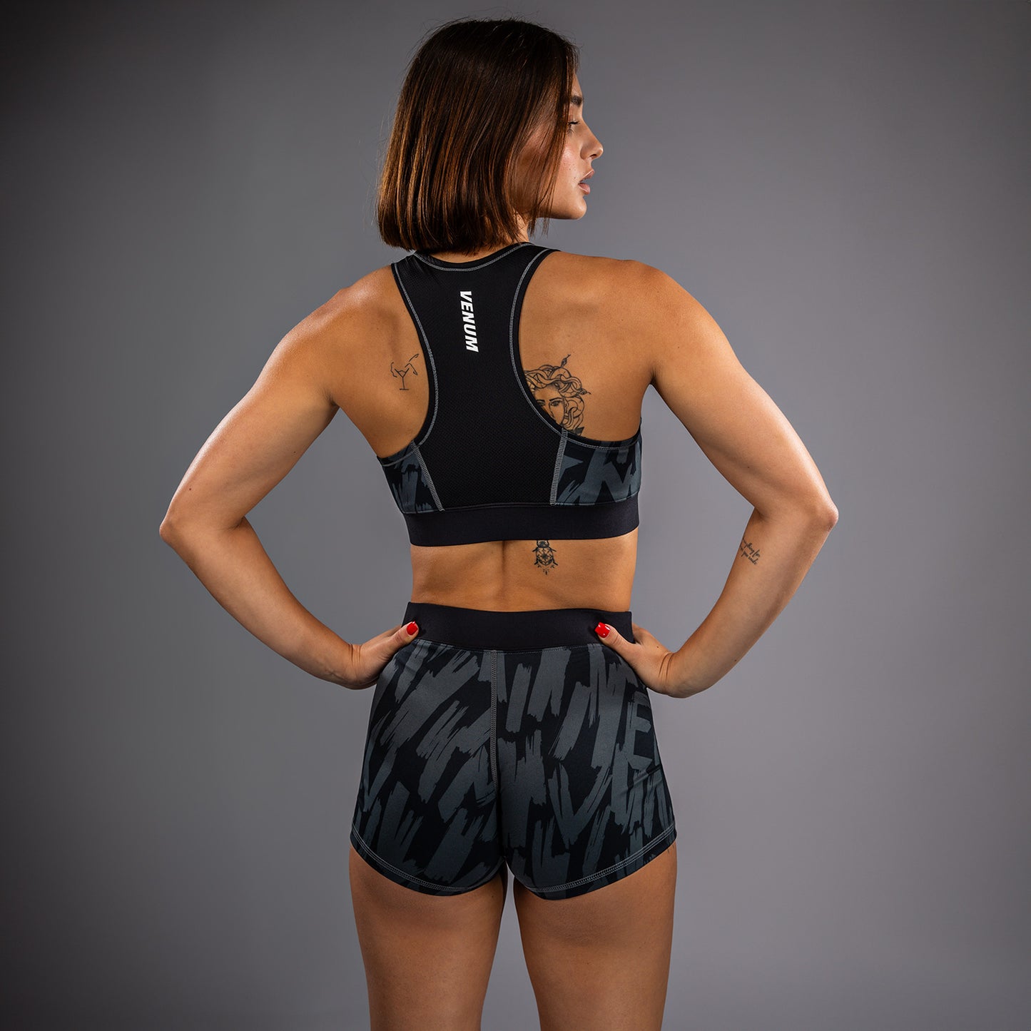 Venum Graffiti Sujetador Deportivo para Mujer - Carbón Urbano