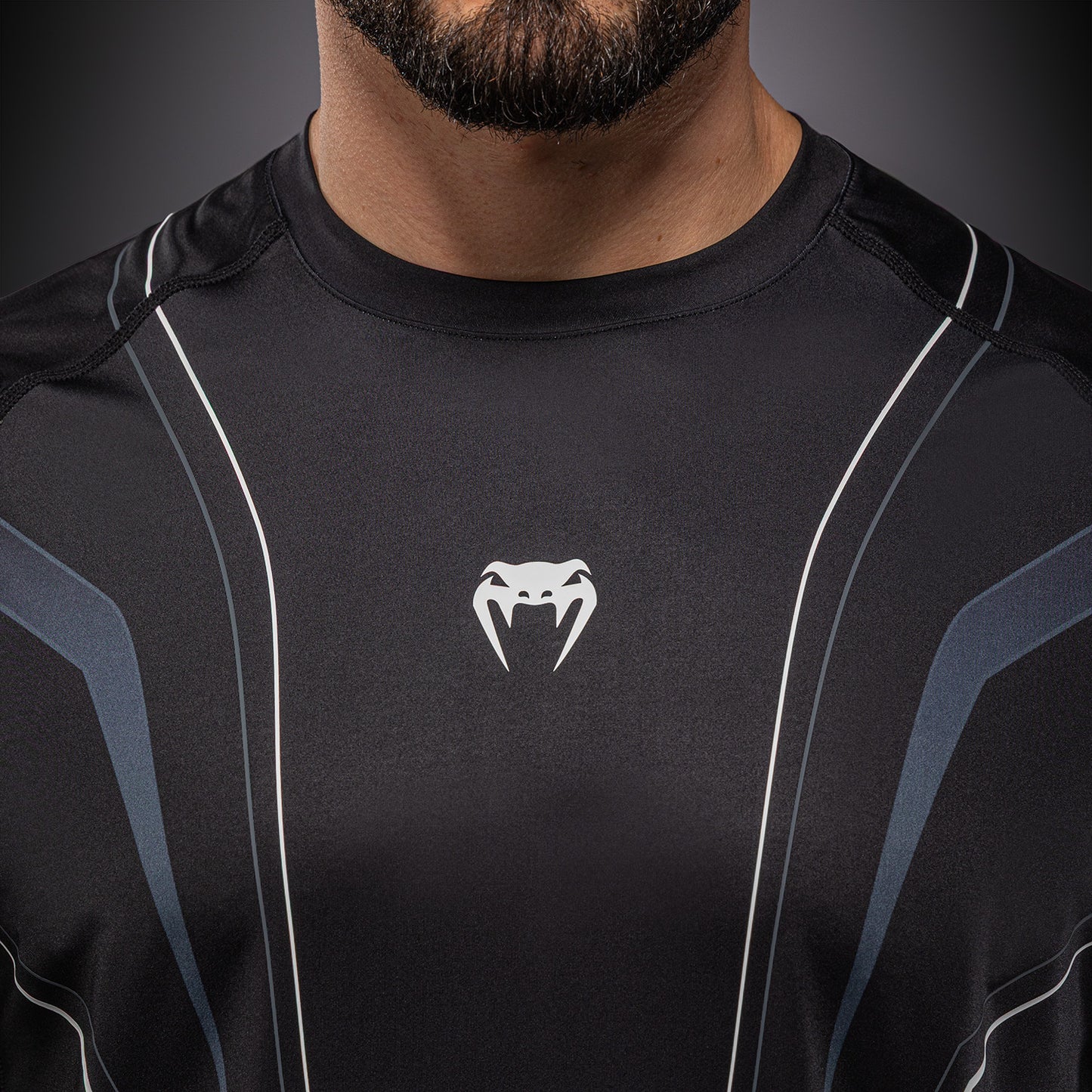 Venum Streamline Camiseta Dry Tech – Negro/Blanco