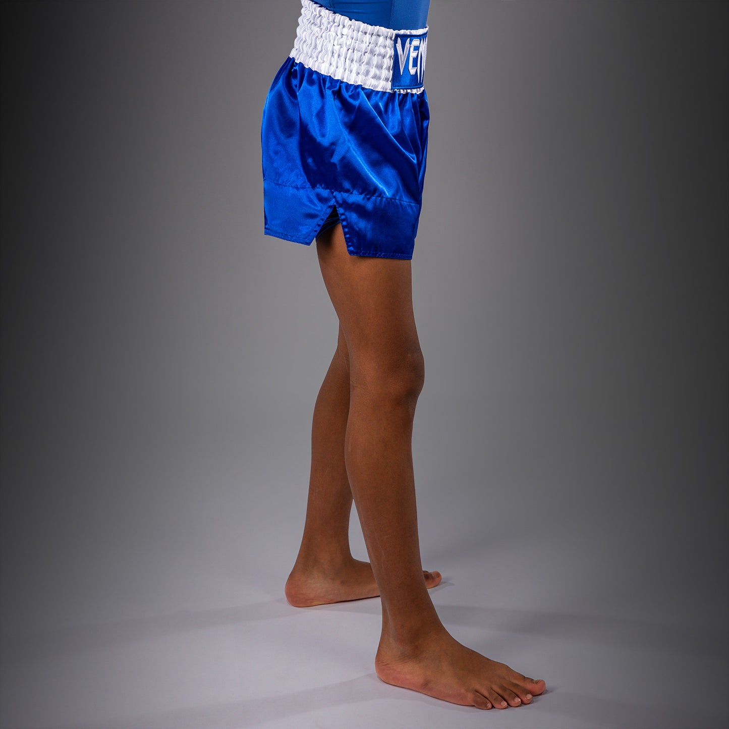Venum Classic Short de Muay Thai para niños – Azul Real