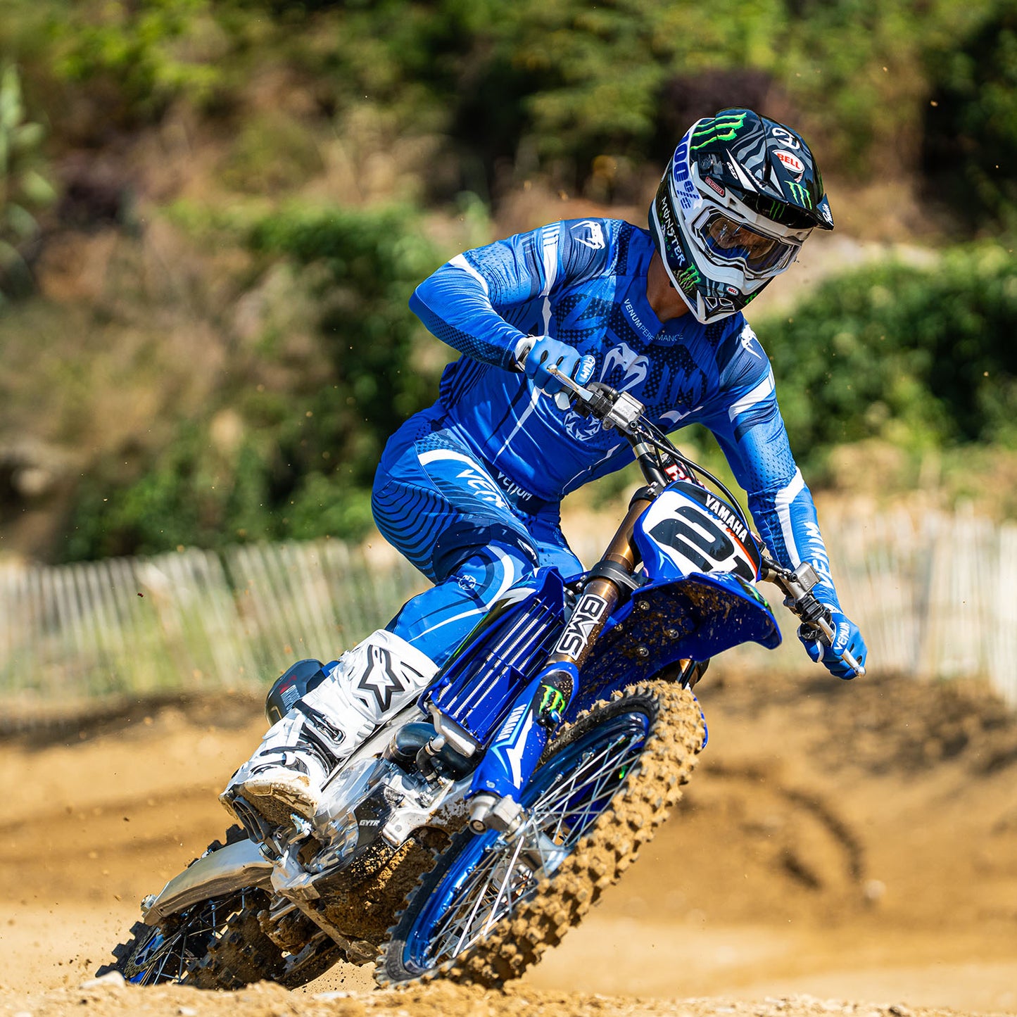Venum MX Challenger Camiseta de Motorsports - Azul
