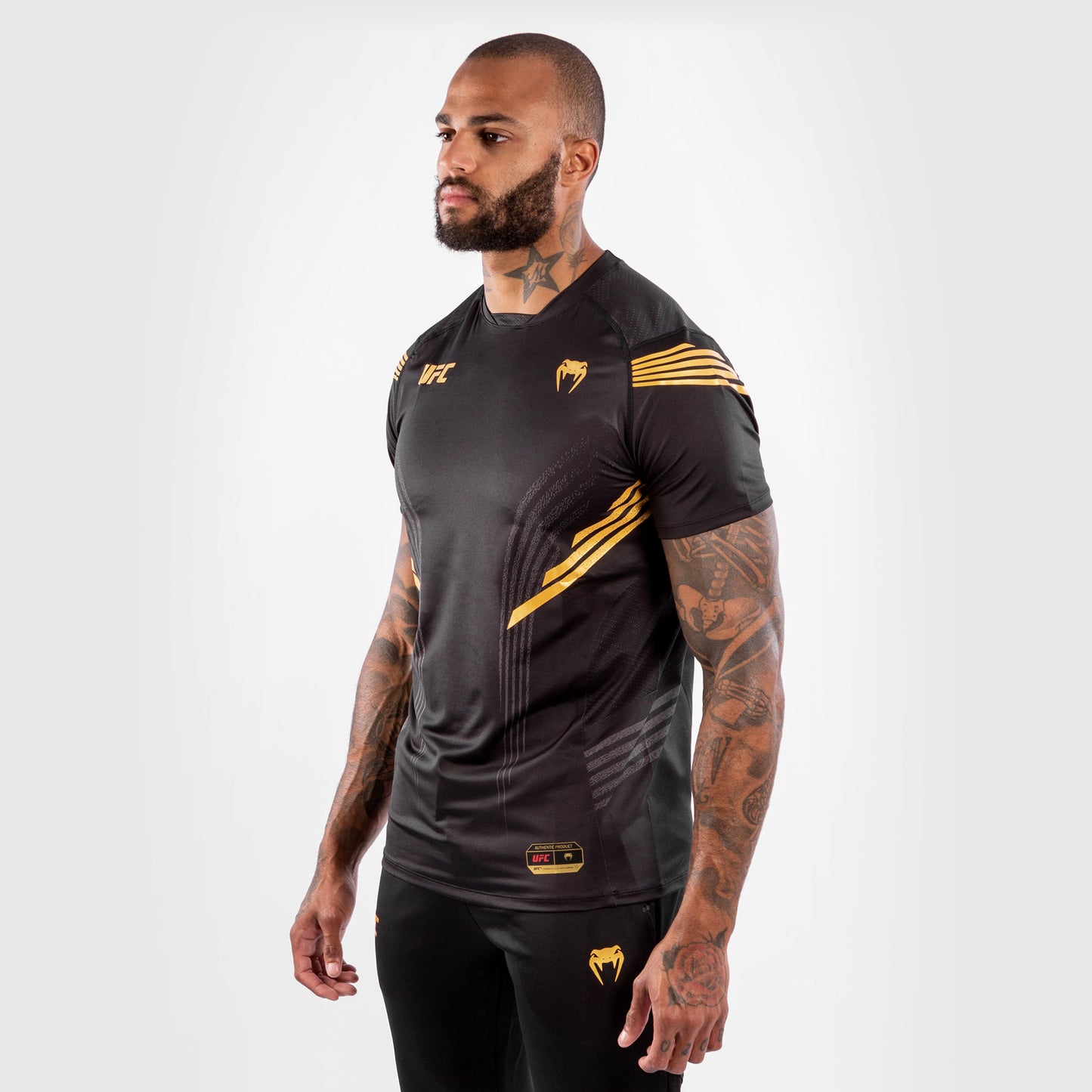 Camiseta Técnica Para Hombre Personalizada UFC Venum Authentic Fight Night - Campeón