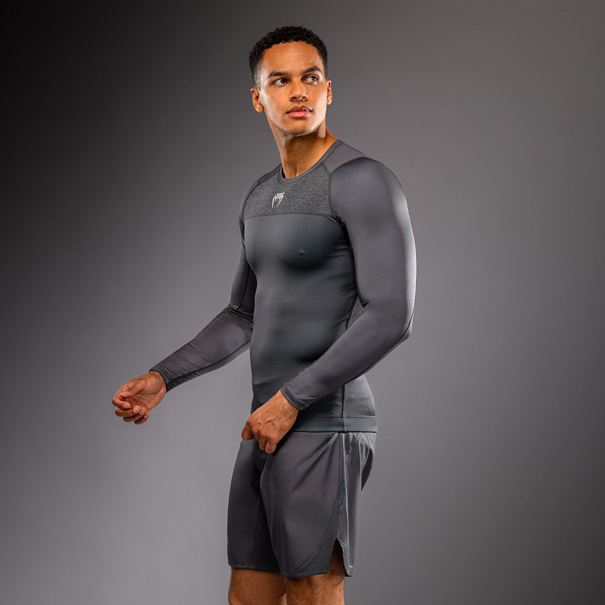 Venum G-Fit Scale Rashguard de manga larga - Gris