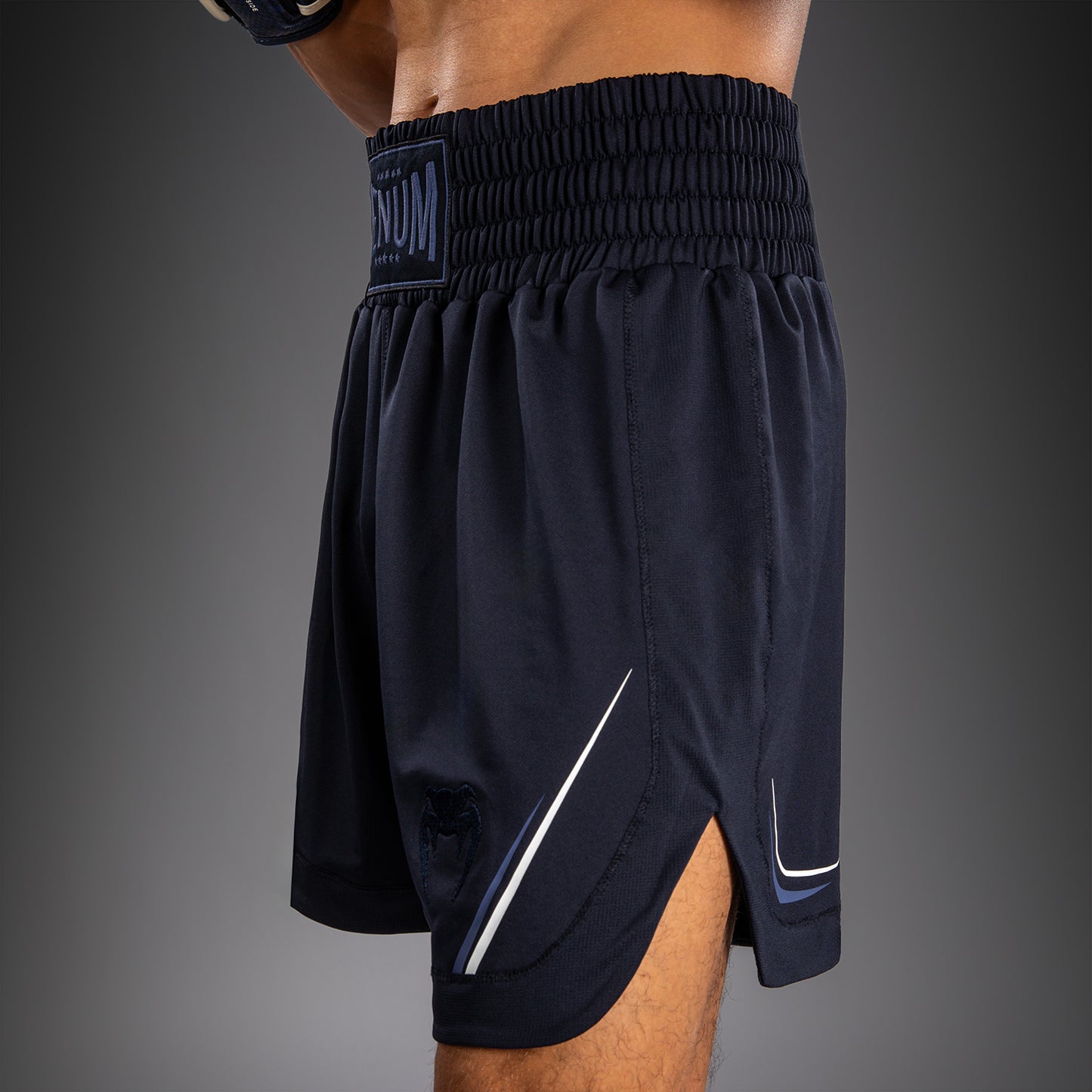 Venum G-Core Pantalón Corto de Boxeo - Azul Marino/Blanco